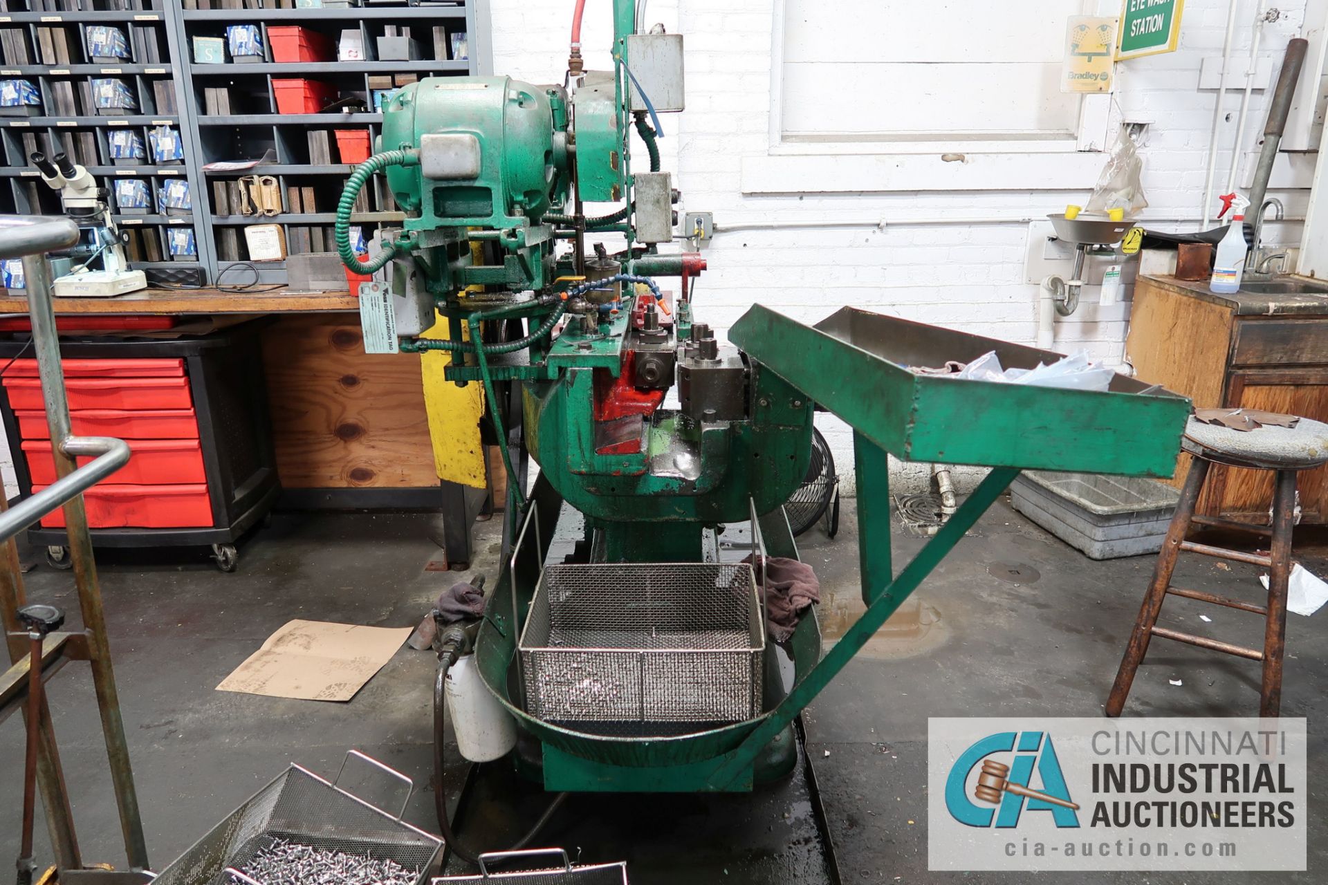 WATERBURY-FARRELL MODEL 200 FLAT DIE THREAD ROLLER; S/N N/A, ASSET # 108501, 3 HP MOTOR **LOADING - Image 2 of 6