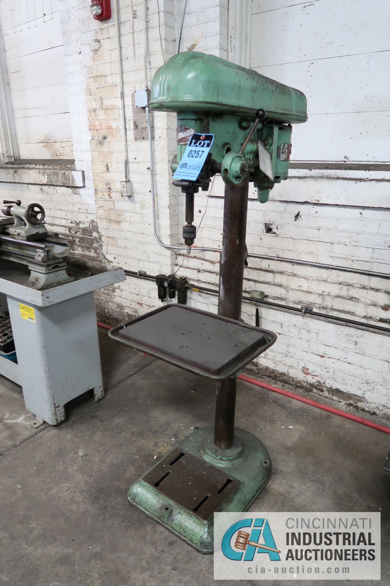 17" DELTA MODEL DP220 FLOOR DRILL; S/N 87-3112 **LOADING FEE DUE THE "ERRA" GRG TRUCKING, $50.00,