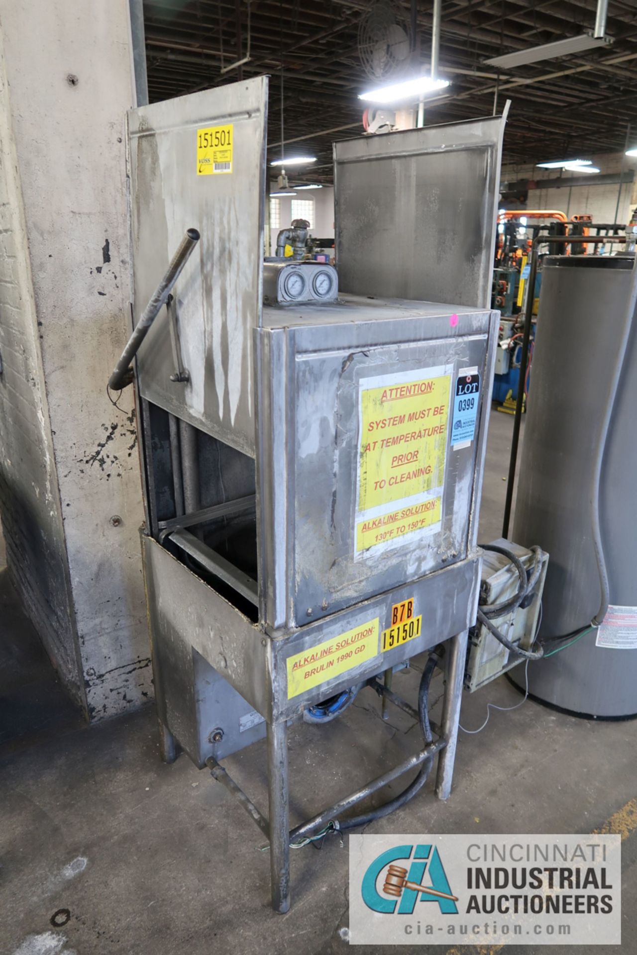 HOBART ALKALINE DISHWASHER 20" X 24" X 16" WASH AREA, SLIDE UP DOORS **LOADING FEE DUE THE "ERRA" - Image 2 of 5