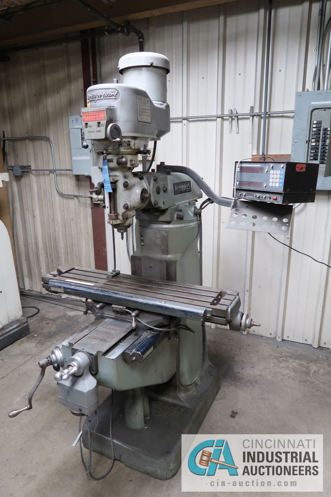 2 HP BRIDGEPORT SERIES II VERTICAL MILLING MACHINE; S/N 235235, WITH DYNAMICS DRO, 60-4,200 - Image 2 of 6