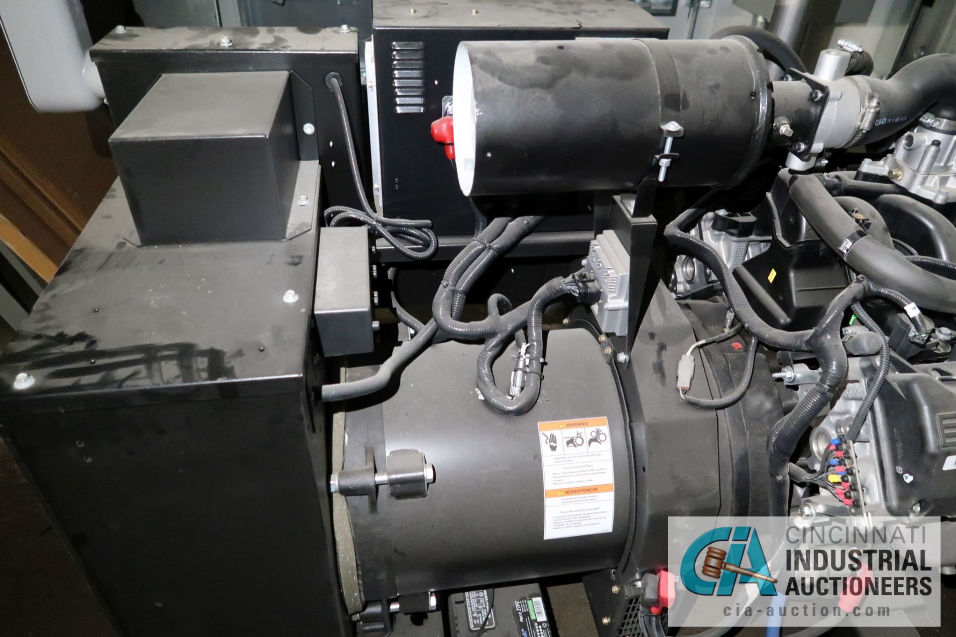 **50 KW GENERAC MODEL SG50 NATURAL GAS POWERED GENERATOR SET; S/N 3001574304, 120/240 VOLT WITH ASCO - Image 7 of 23