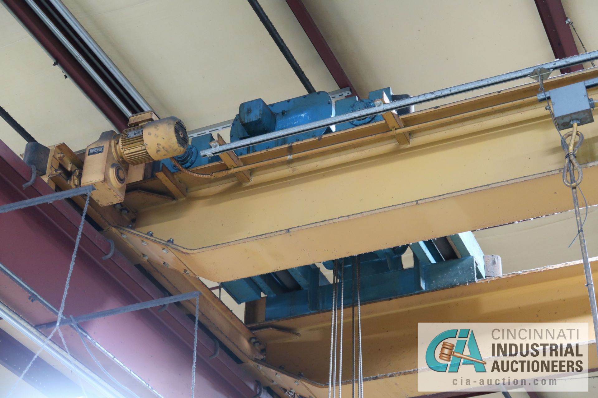 **10 TON CAPACITY X 36' SPAN (APPROX.) PROGRESSIVE DOUBLE GIRDER TOP RUNNING OVERHEAD BRIDGE - Image 4 of 6