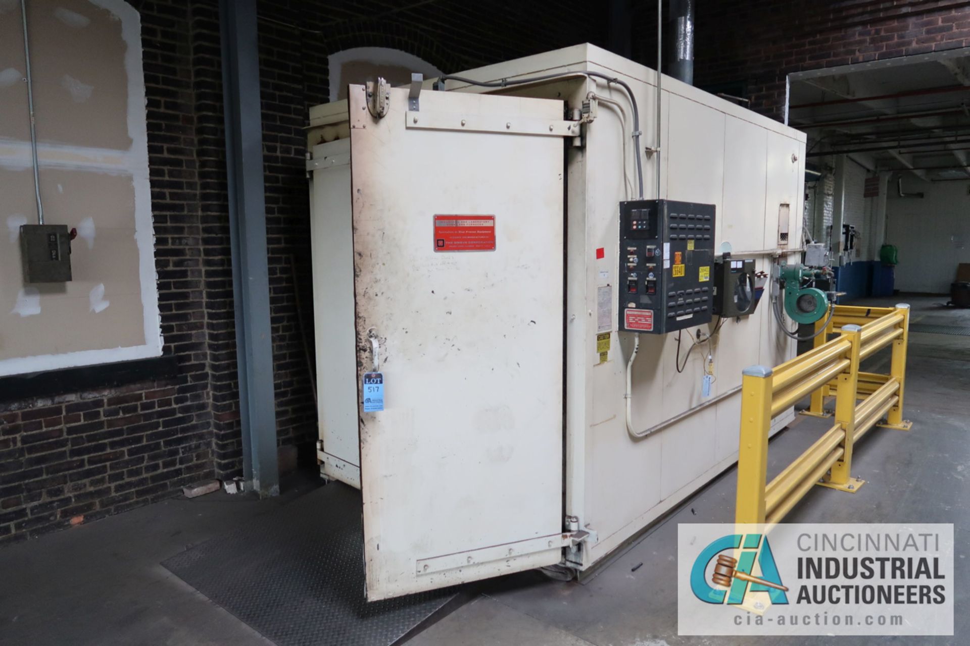 **GRIEVE MODEL B3-650 2-DOOR NATURAL GAS BATCH OVEN; S/N 14333, 800,000 BTU, 650 DEGREE MAX TEMP,