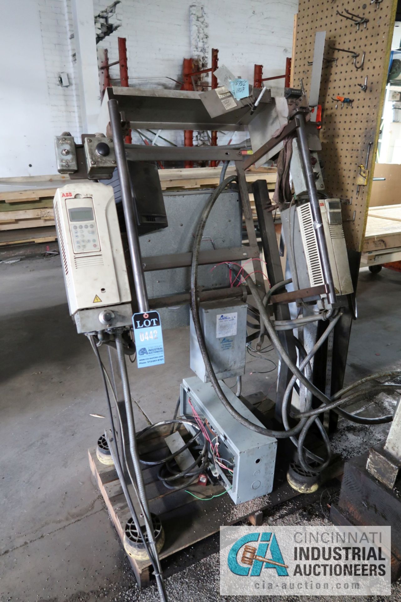 ABB CONTROL STAND CONTROLS BOTH 35 TON OBI PRESS AND ROLLFORMER **LOADING FEE DUE THE "ERRA" GRG