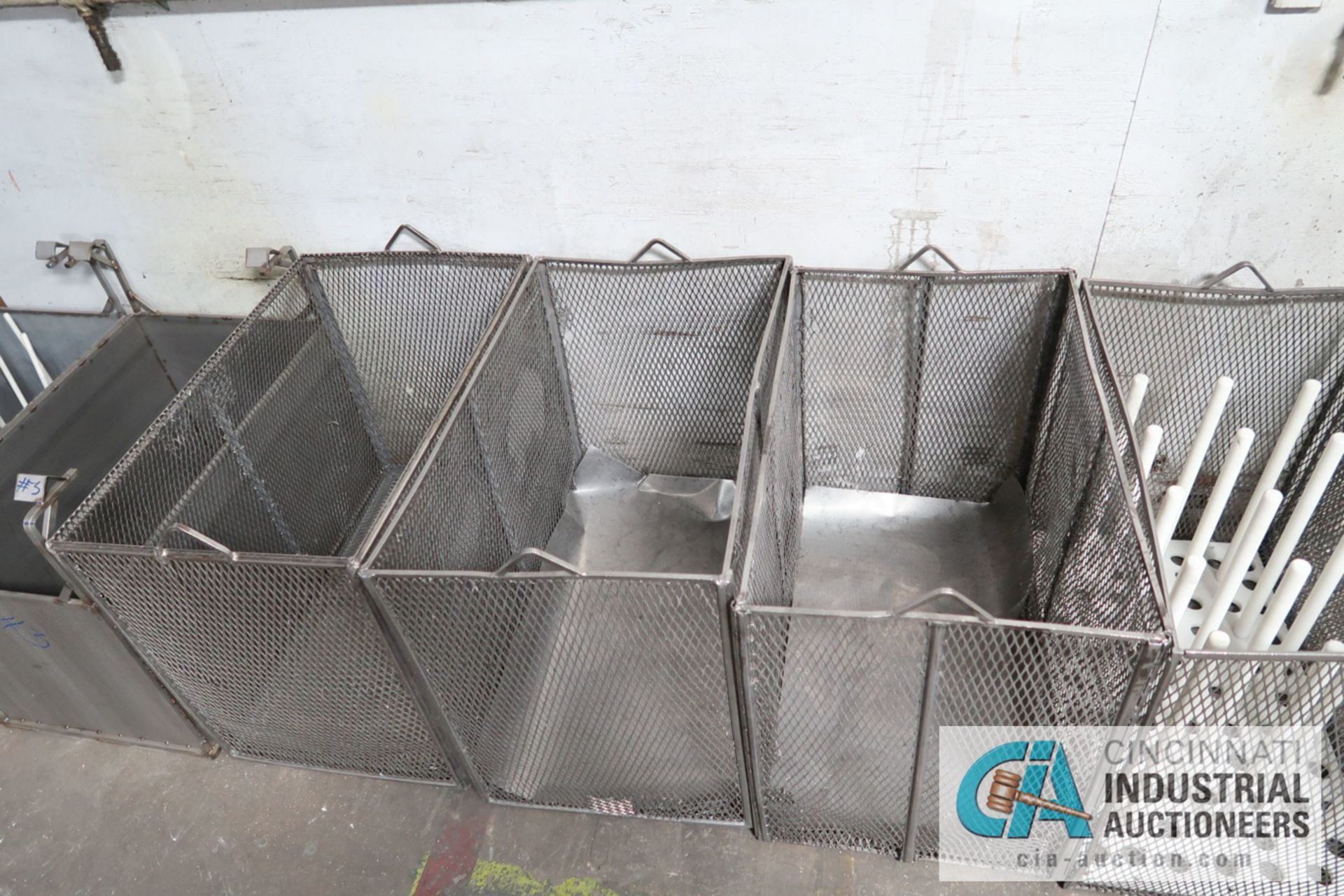 VAPOR DEGREASING BASKETS; (5) 19" X 31" X 25" DEEP AND (2) 20" X 32" X 18" DEEP - Image 2 of 2