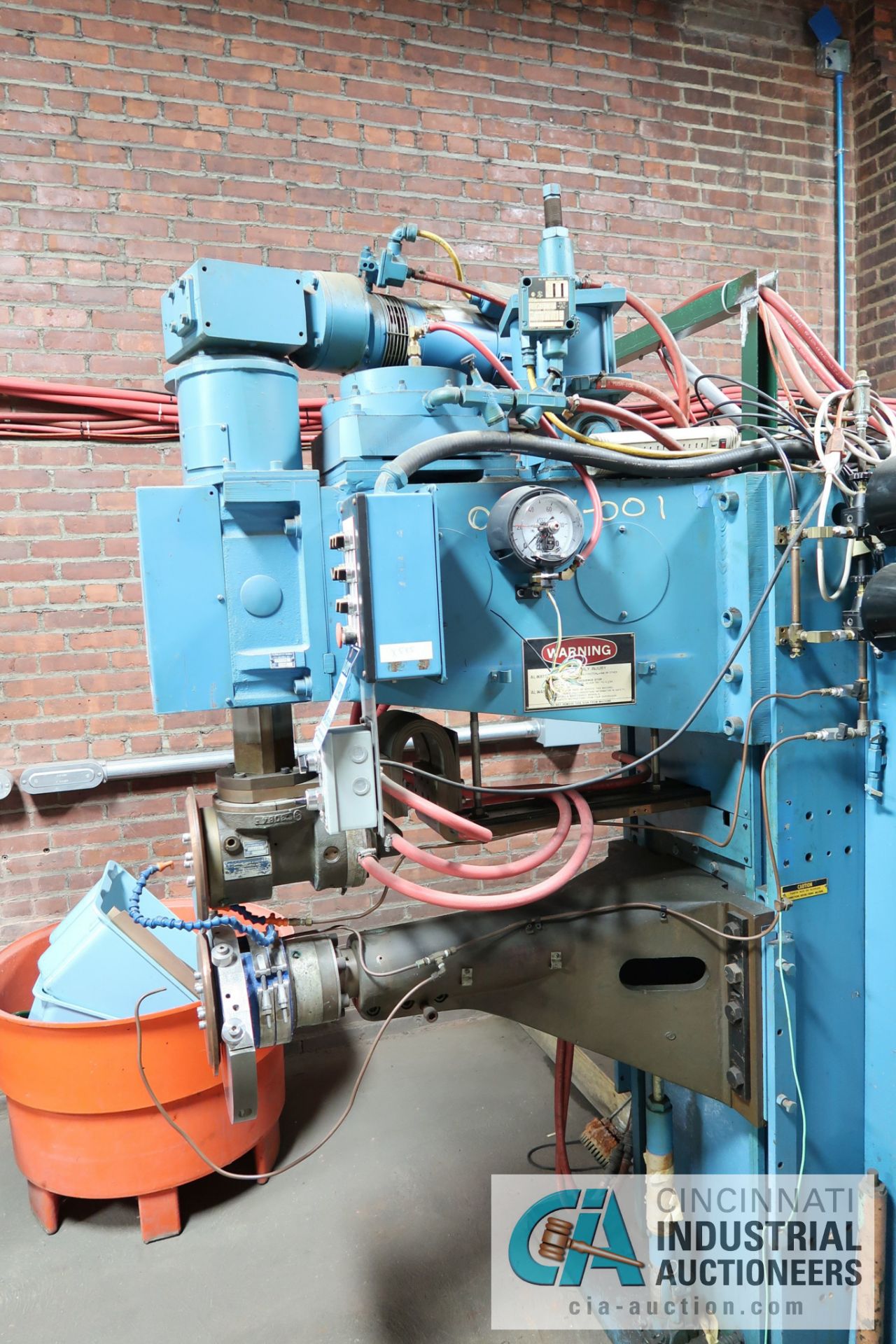 75 KVA FERRANTI-SCIAKY TYPE PMMITCMP SEAM WELDER; S/N 11487, 460 VOLTS, 60 HERTZ, SCIAKY TOUCH- - Image 5 of 12