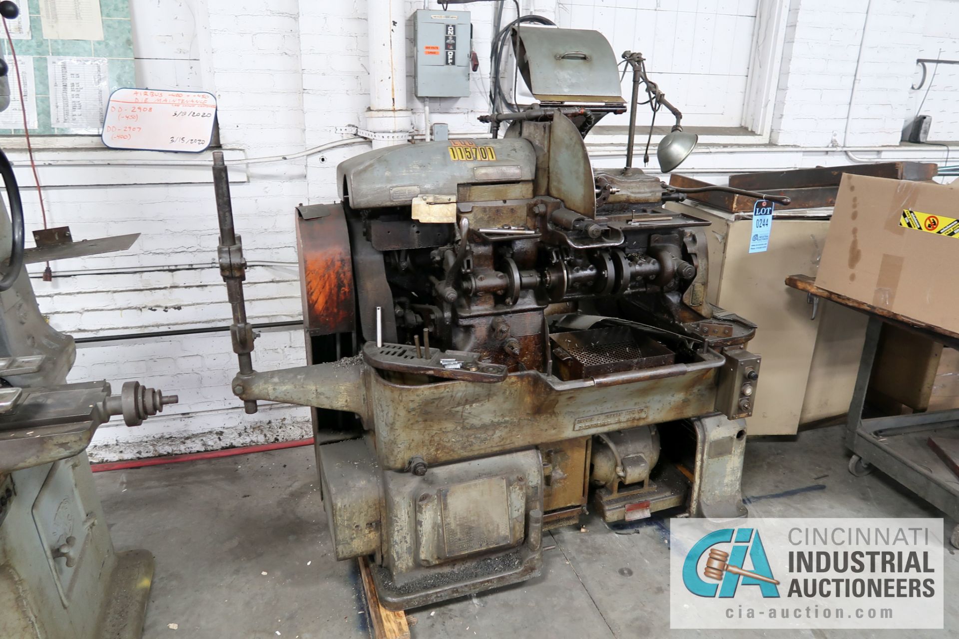 BROWN AND SHARPE MODEL OG AUTOMATIC SCREW MACHINE; S/N 14788 **LOADING FEE DUE THE "ERRA" GRG