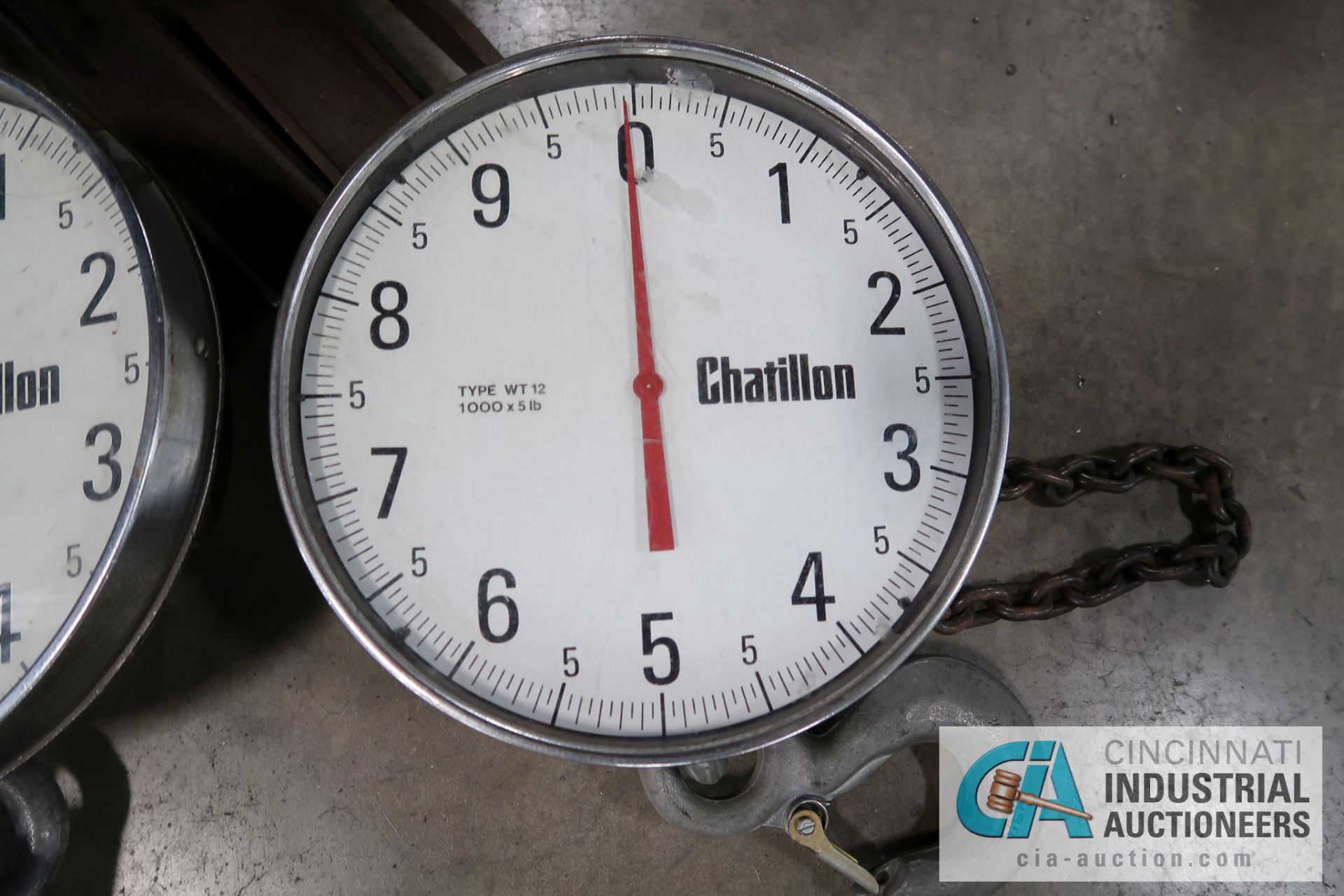 CHATILLON TYPE WT12 CRANE SCALE CAP 1,000 X 5 - Image 2 of 3