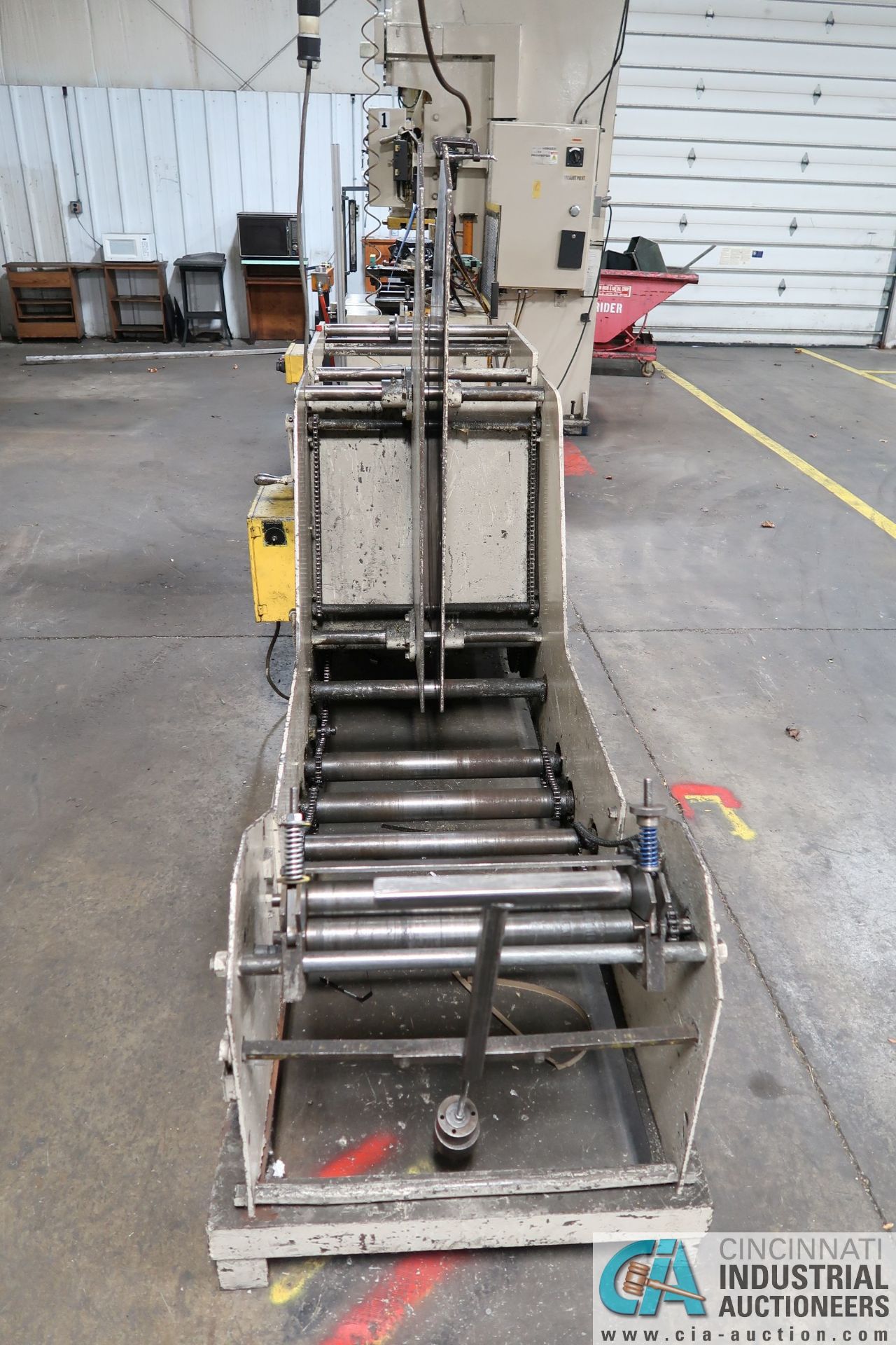 3,000 LB. CAPACITY ROWE MODEL 3015J COIL CRADLE; S/N 13031, 15" MAX WIDTH, 48" OD MAX - Image 7 of 8