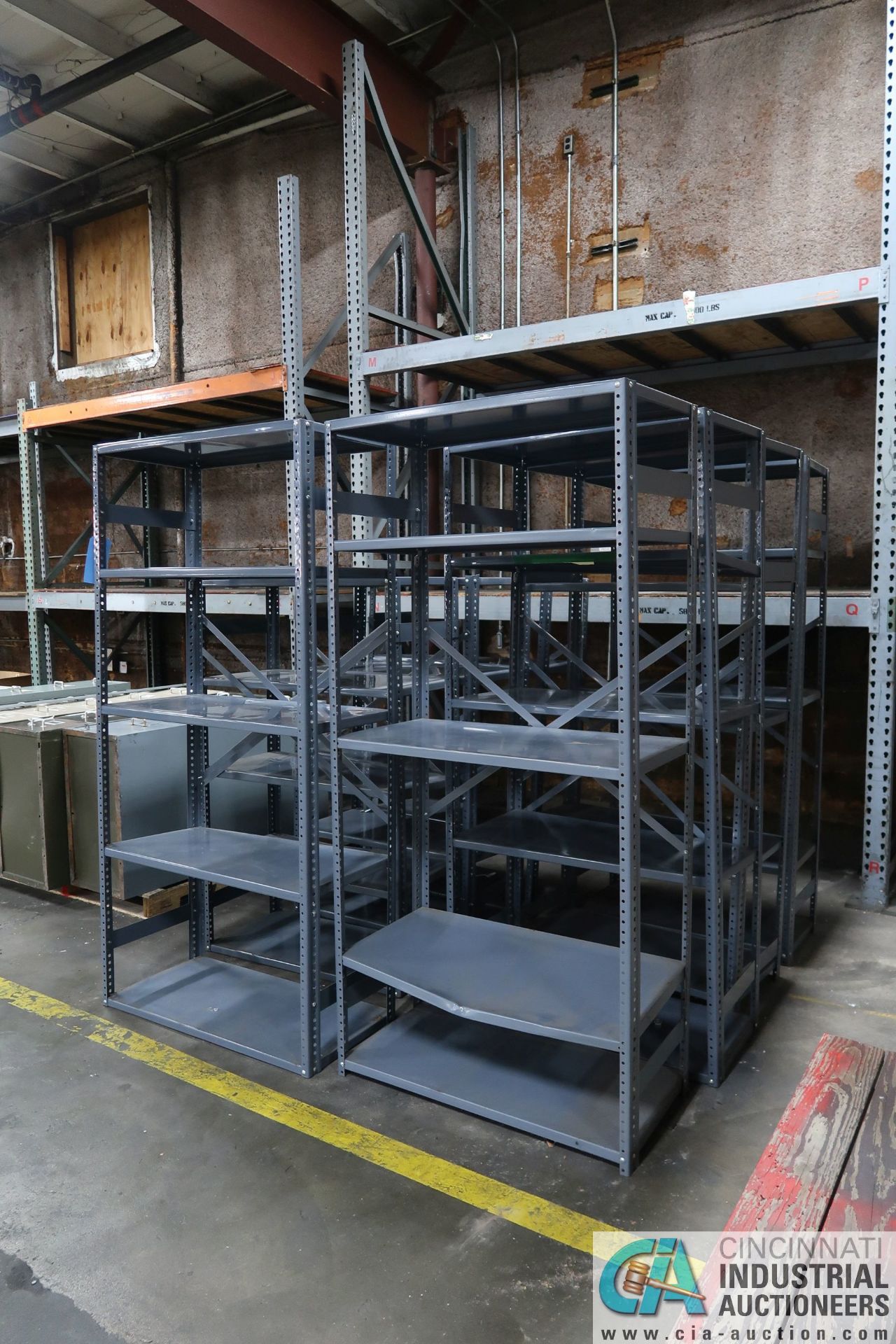 MISCELLANEOUS STEEL SHELVES TO 36" X 18" X 75" - Image 2 of 2