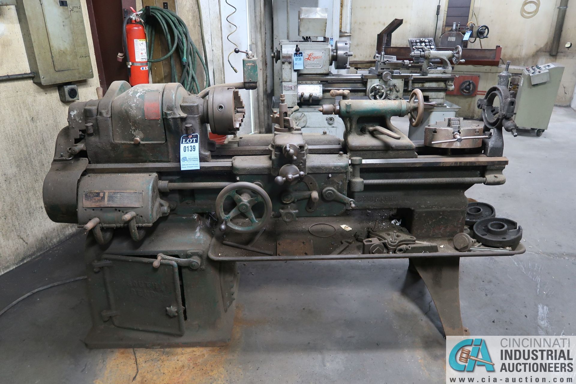 SOUTH BEND MODEL A GEARED HEAD ENGINE LATHE; S/N N/A - Image 3 of 9