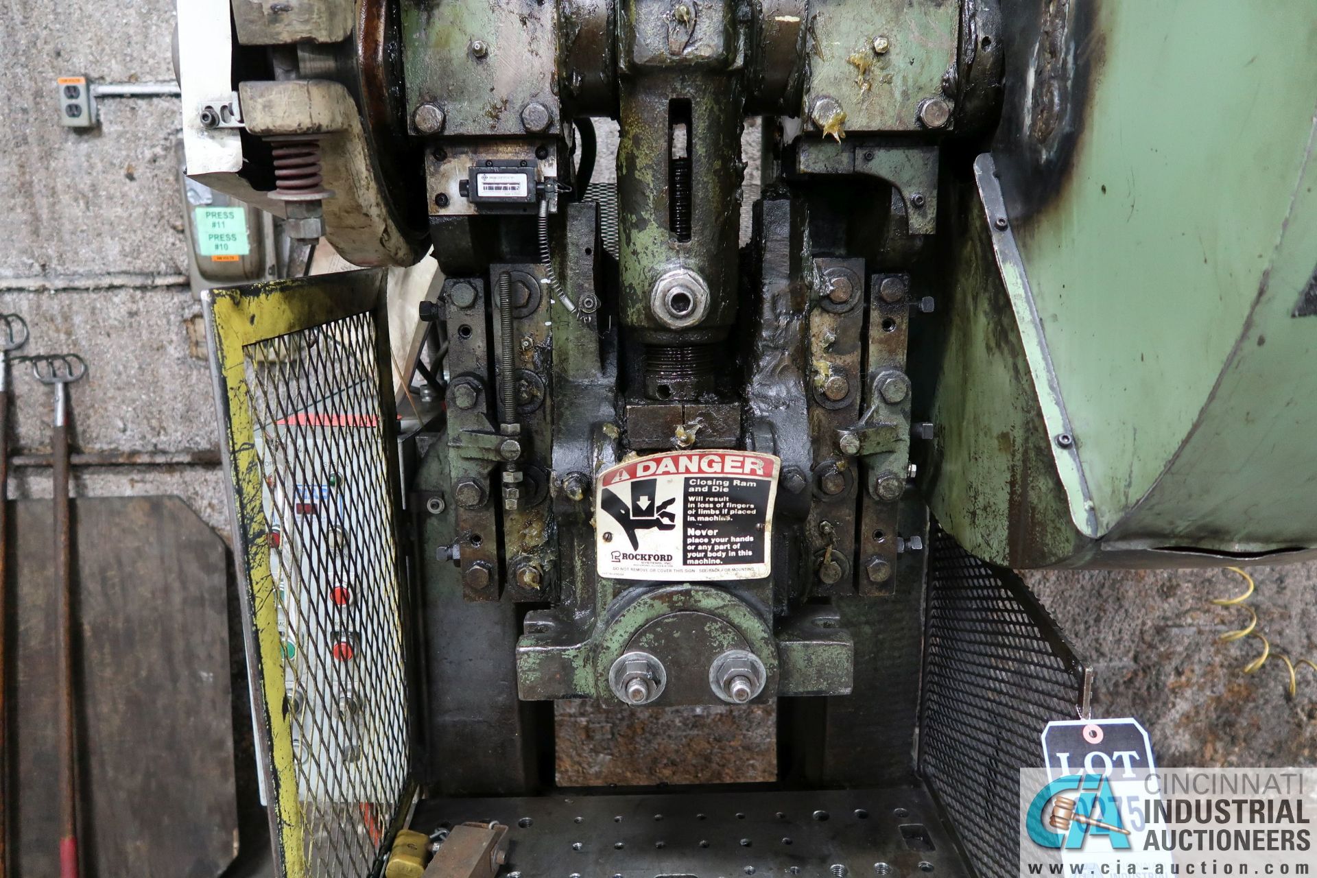 40 TON ROUSSELLE MODEL 4 OBI PRESS; S/N EAA-8373, 3" STROKE, 4.00" ADJUSTMENT, 8.500" SHUT HEIGHT, - Image 9 of 14