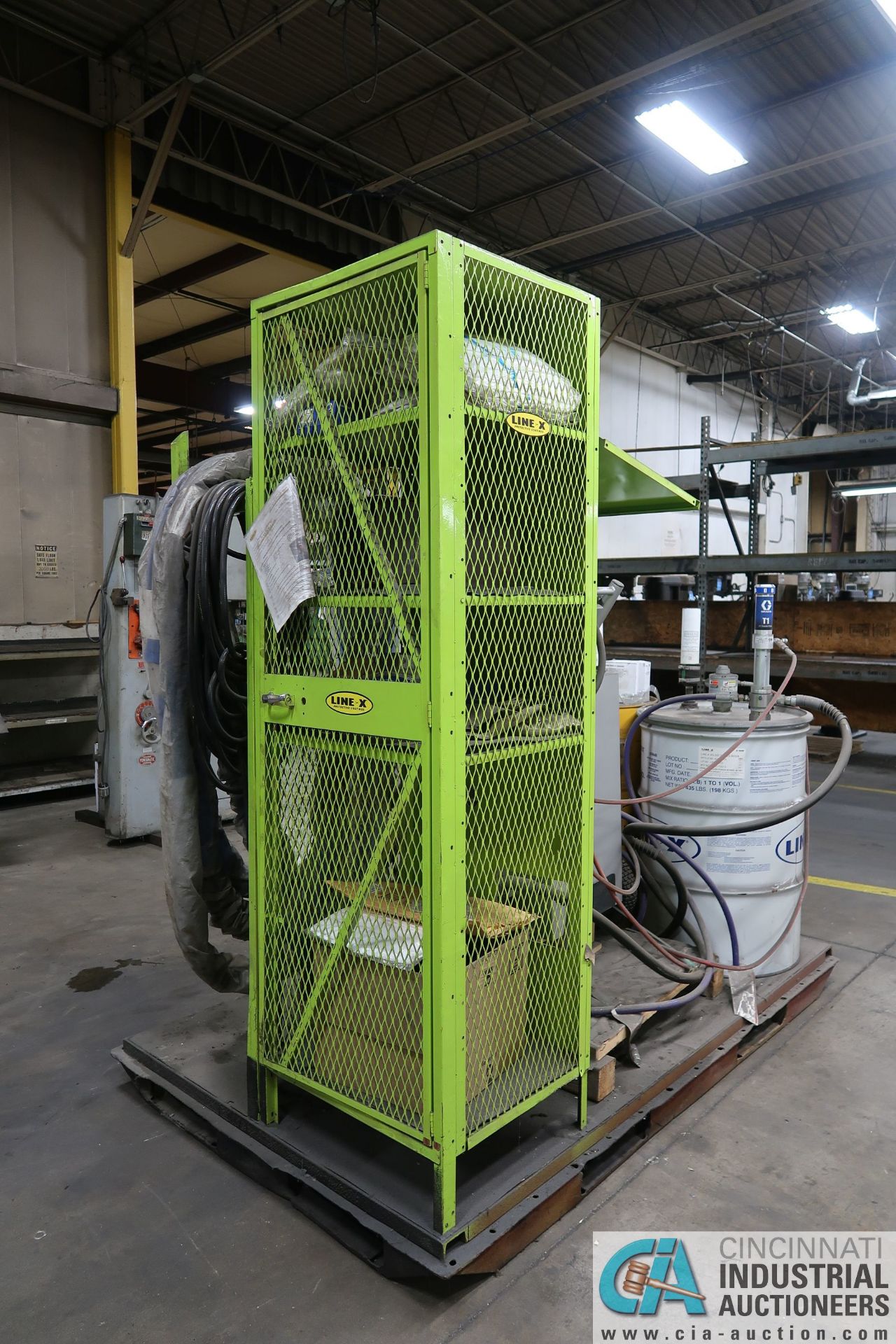 LINE - X BED SPRAY PROTECTIVE COATING SYSTEM, GRACO REACTOR E-XP2 PLURAL COMPONENT PROPORTIONER, - Image 6 of 9