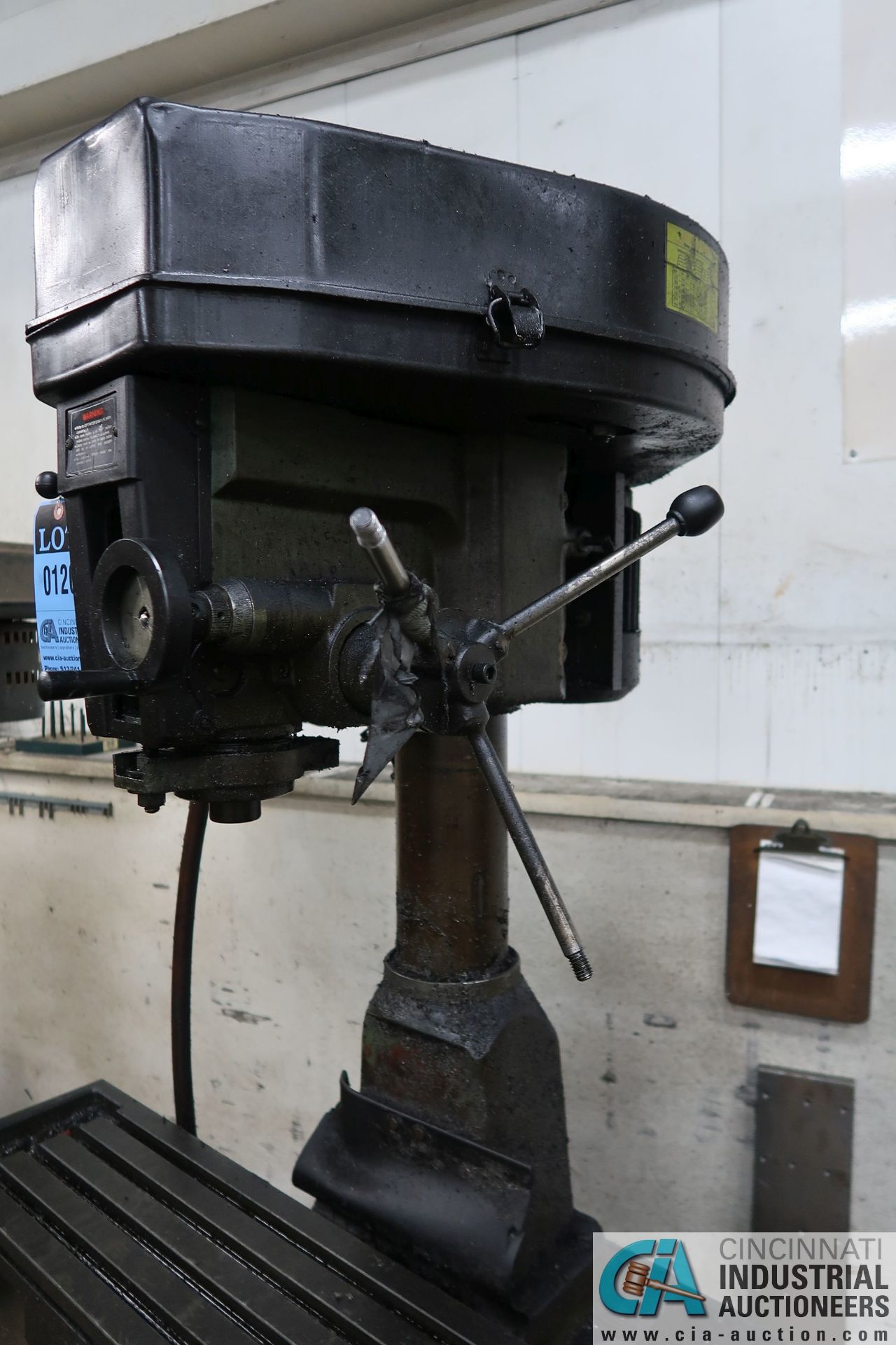 2 HP MFG UNKNOWN 12-SPEED VERTICAL MILLING MACHINE; S/N VD110734, 8" X 29" TABLE, 125-2,500 - Image 7 of 7