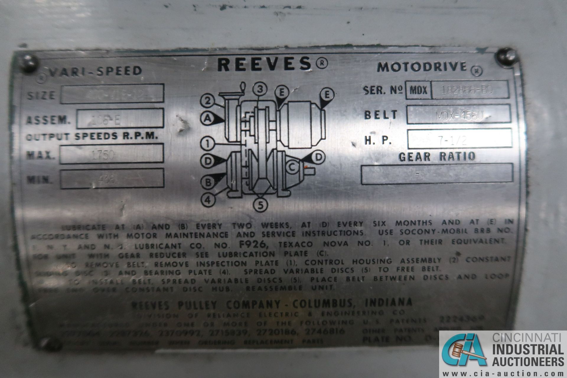 1/4" NILSON MODEL 4F FLAT STRIP FOUR-SLIDE MACHINE; S/N 84840 (NEW 2-1969) - Image 11 of 15