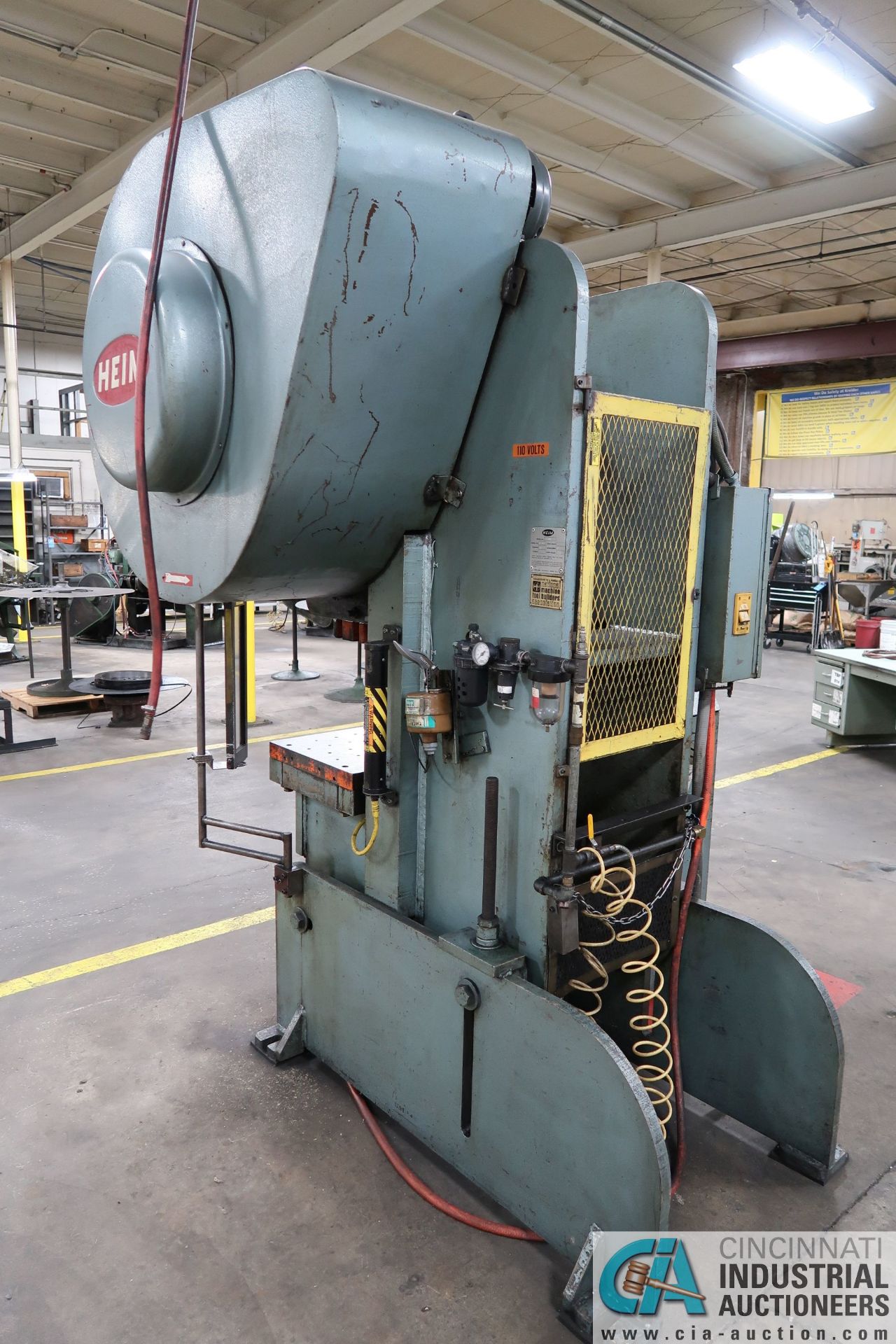 55 TON HEIM MODEL 5 OBI PRESS; S/N H-3552, 3" STROKE, 13" SHUT HEIGHT, 120 STROKES PER MINUTE, 4" - Image 3 of 14