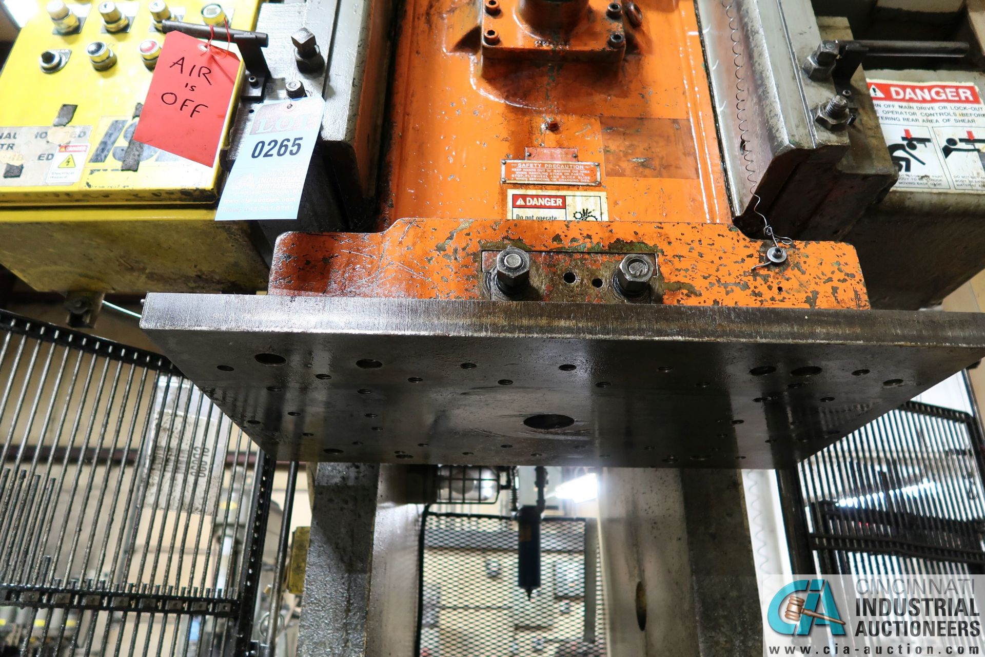 90 TON CLEARING MODEL 90 OBI PRESS; S/N 54-9049, 6" STROKE, 13-3/4" SHUT HEIGHT, 4" SLIDE - Image 8 of 14