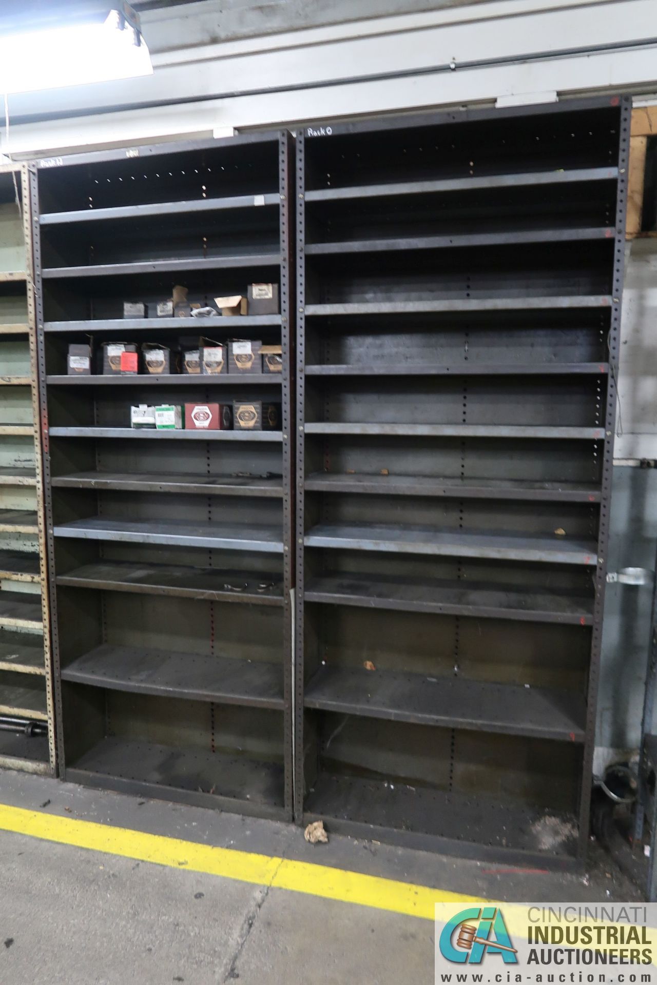 SECTIONS MISCELLANEOUS SIZE LIGHT DUTY STEEL SHELVING - Image 2 of 6