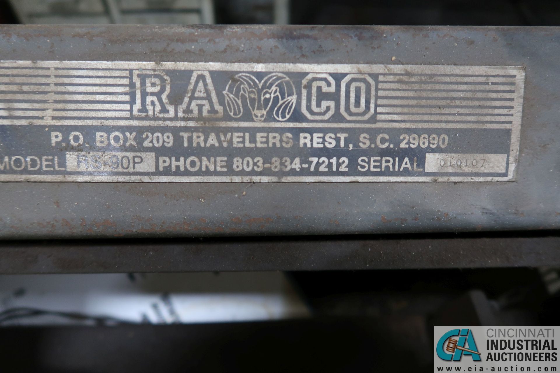 RAMCO MODEL RS-90P HORIZONTAL BANDSAW - Image 7 of 7