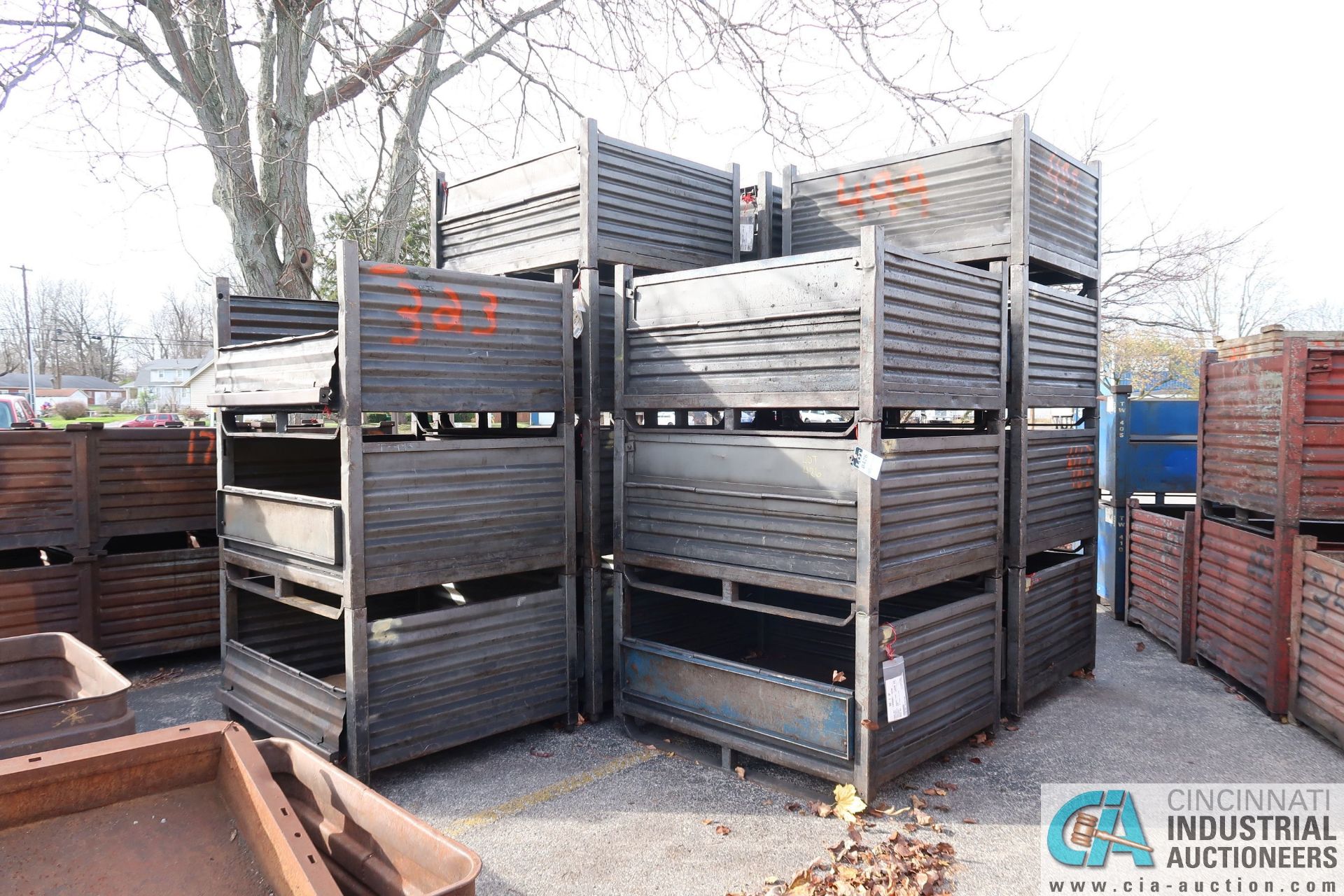 44" X 54" X 30" (APPROX.) STEEL TUBS