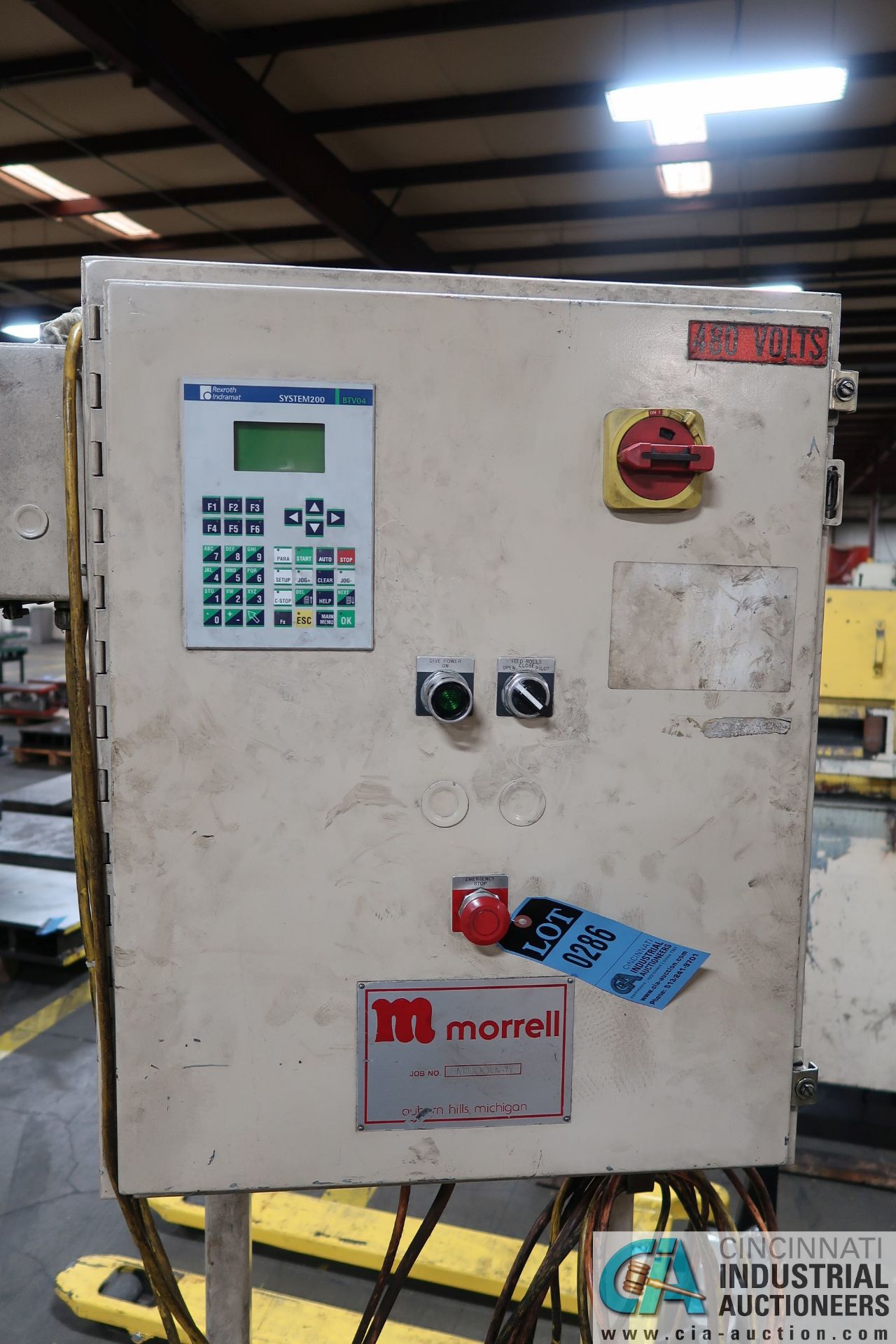 MORRELL JOB NO. MIU000617 STAND ALONE PORTABLE CONTROL CABINET WITH REX ROTH INDRAMAT SYSTEM 200 - Image 2 of 4