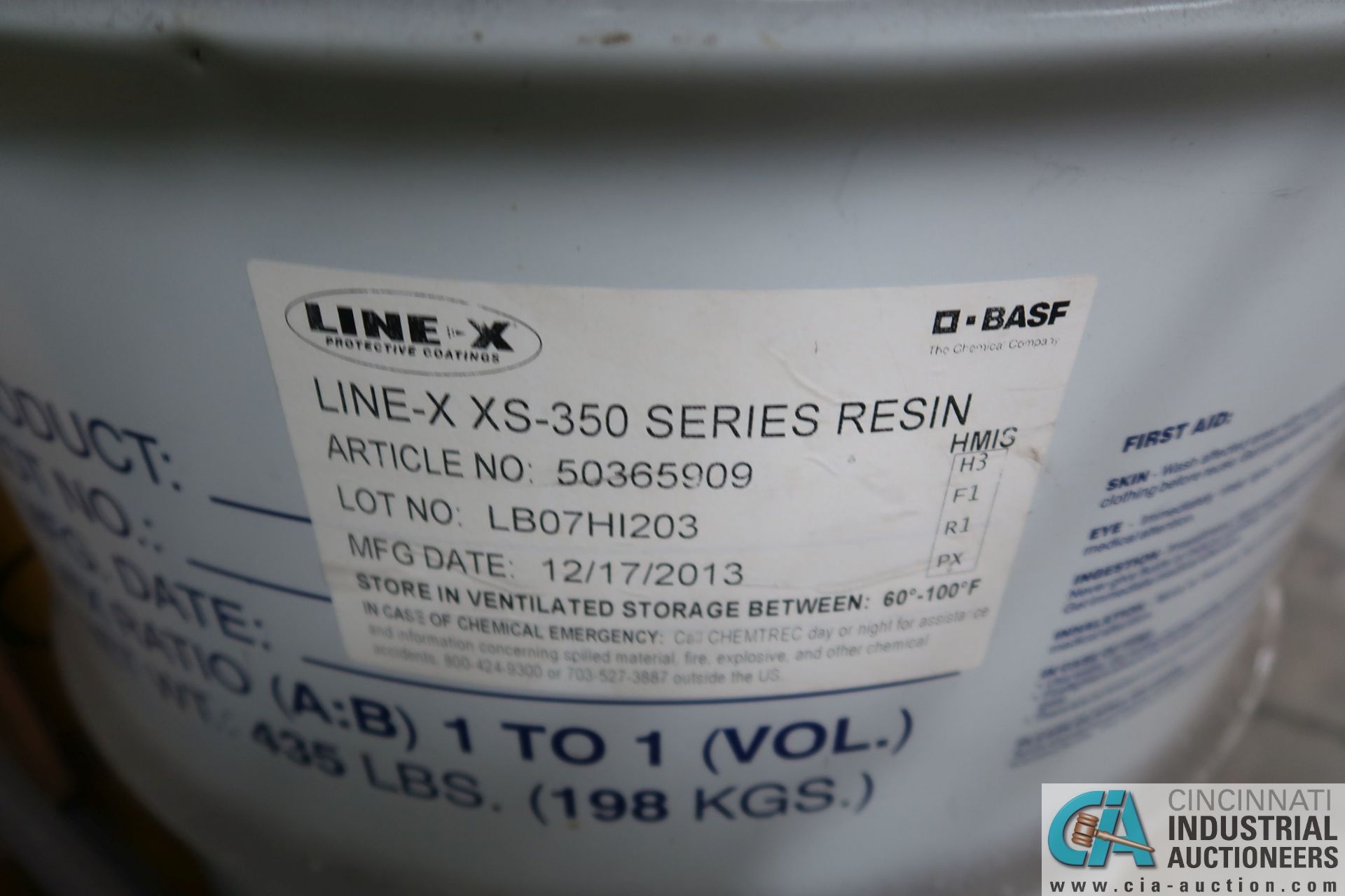 LINE - X BED SPRAY PROTECTIVE COATING SYSTEM, GRACO REACTOR E-XP2 PLURAL COMPONENT PROPORTIONER, - Image 8 of 9