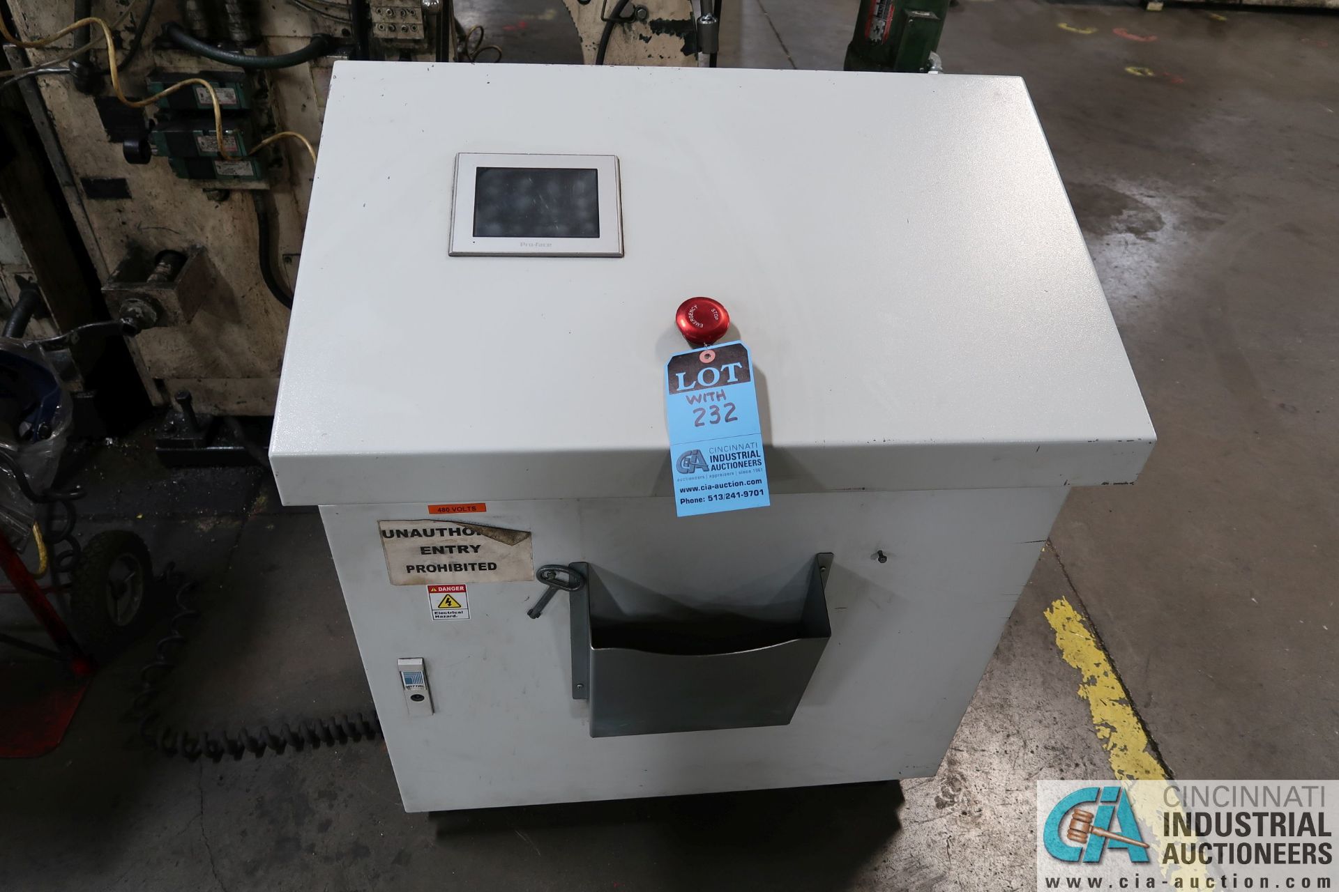 24" PERFECTO MODEL 600-24 SERVO FEED; S/N 85019, WITH CONTROL CABINET AND PAK LUBE SYSTEM - Image 6 of 13