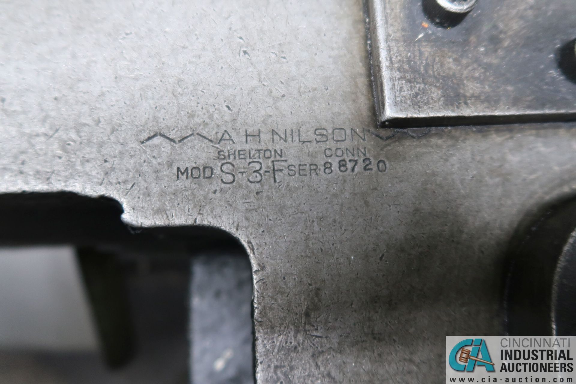 3/16" NILSON MODEL 3F FLAT STRIP FOUR-SLIDE MACHINE; S/N 88720 - Image 14 of 15