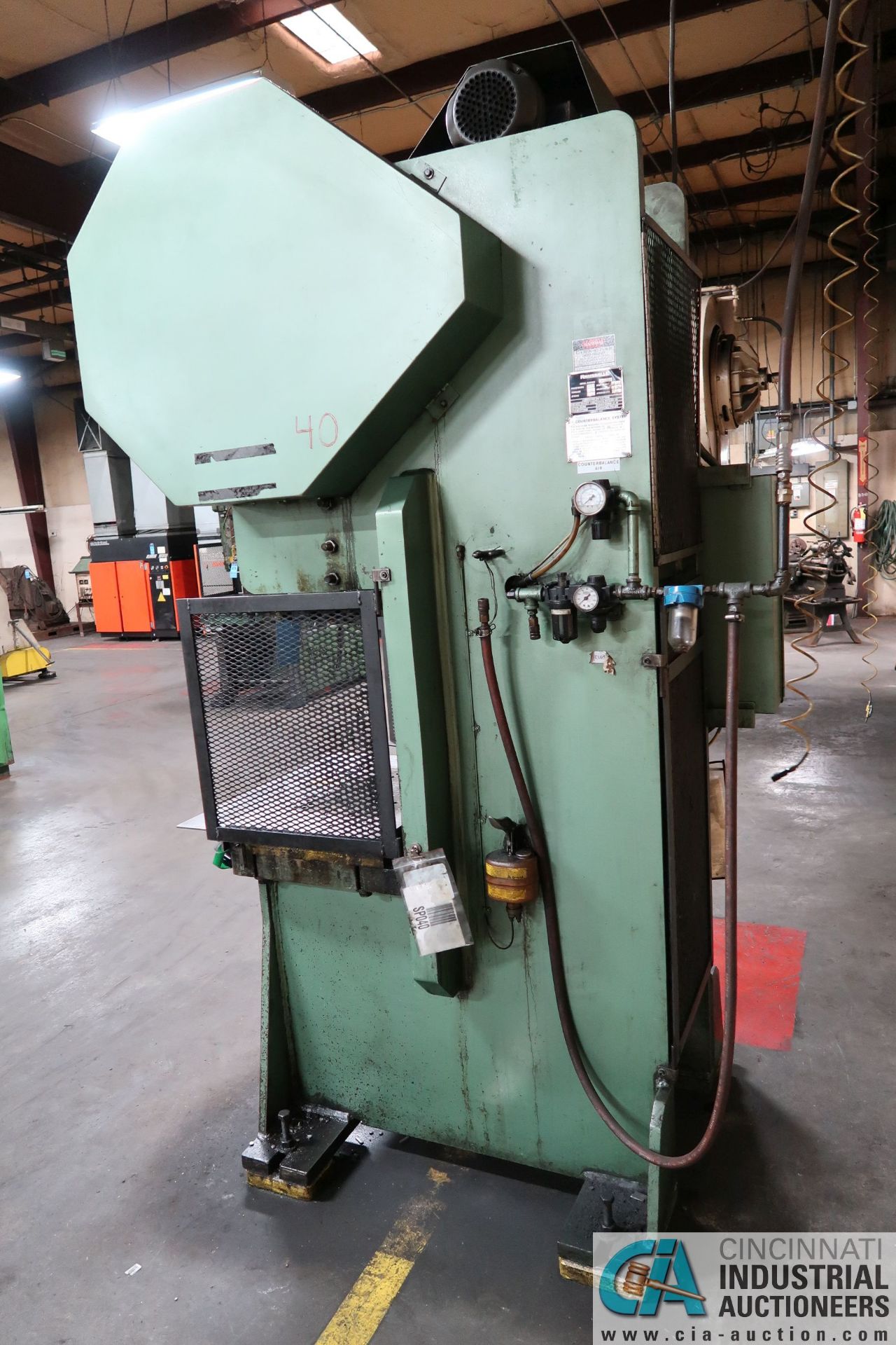 55 TON ROUSSELLE MODEL G1-55 & 8 GAP FRAME PRESS; S/N P32269, 6" STROKE, 19-1/2" SHUT HEIGHT, 4" - Image 4 of 10