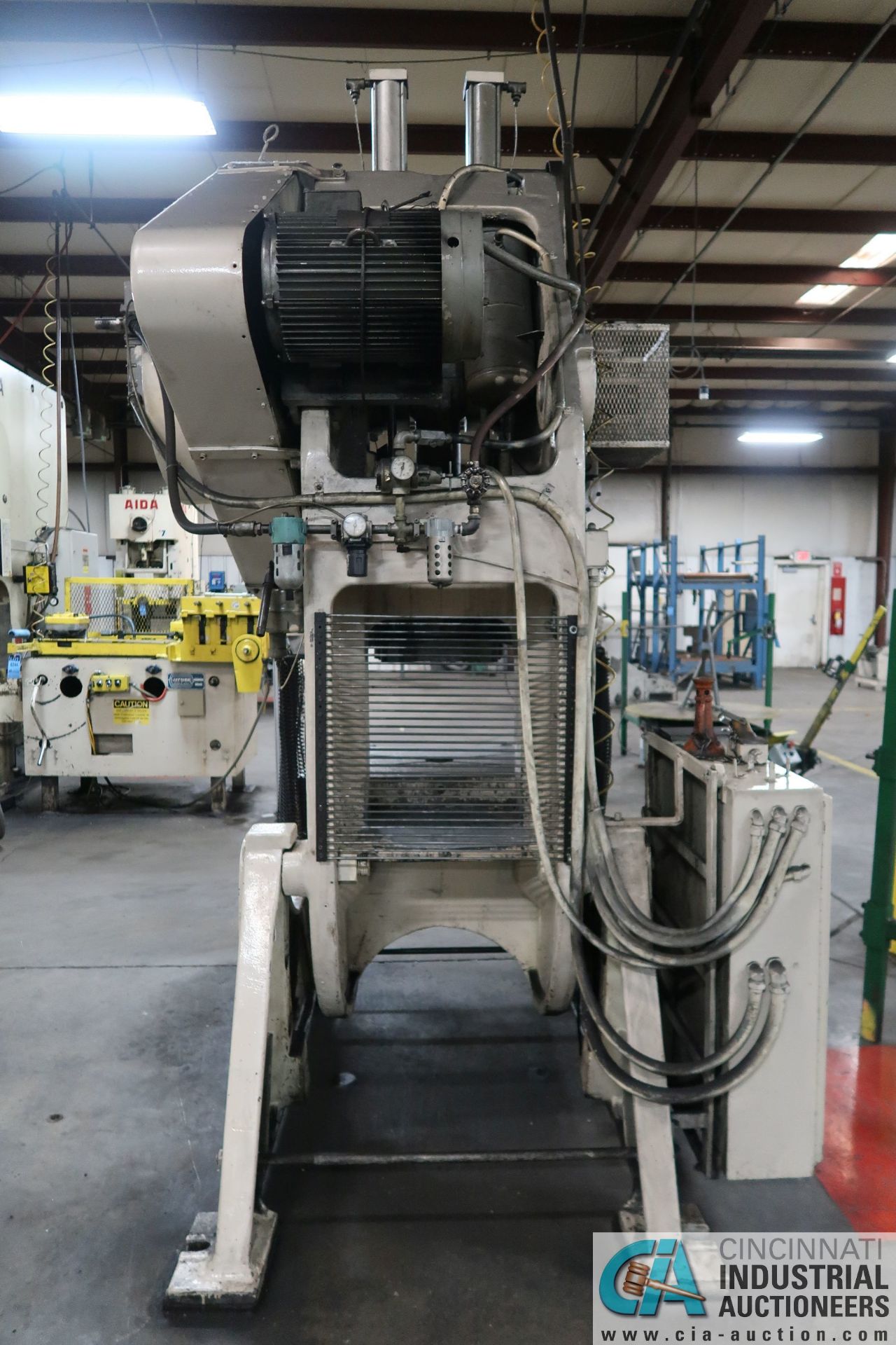 80 TON SOUTH BEND MODEL 80-FW-AC OBI PRESS; S/N 79007, 4" STROKE, 15.5" SHUT HEIGHT, 3.5" SLIDE - Image 14 of 16