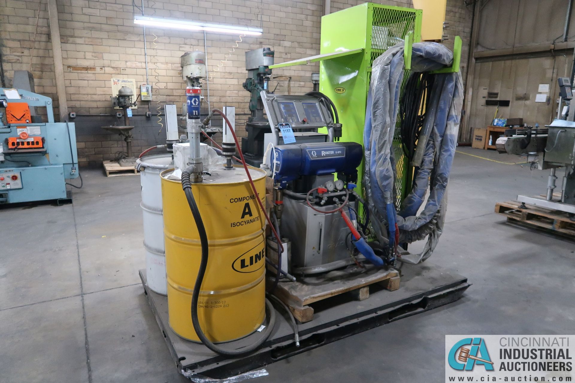 LINE - X BED SPRAY PROTECTIVE COATING SYSTEM, GRACO REACTOR E-XP2 PLURAL COMPONENT PROPORTIONER, - Image 9 of 9