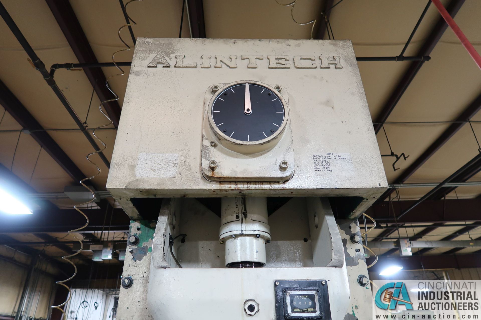 176 TON ALINTECH MODEL MDL-C-160 SINGLE CRANK GAP FRAME PRESS; S/N N/A (PRESS #9) - Image 11 of 16