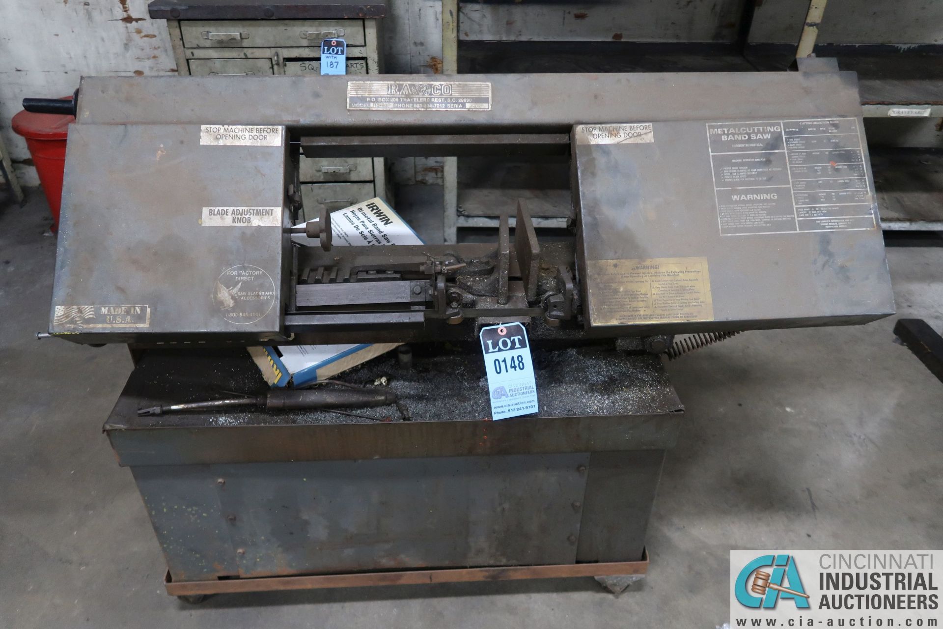 RAMCO MODEL RS-90P HORIZONTAL BANDSAW - Image 3 of 7