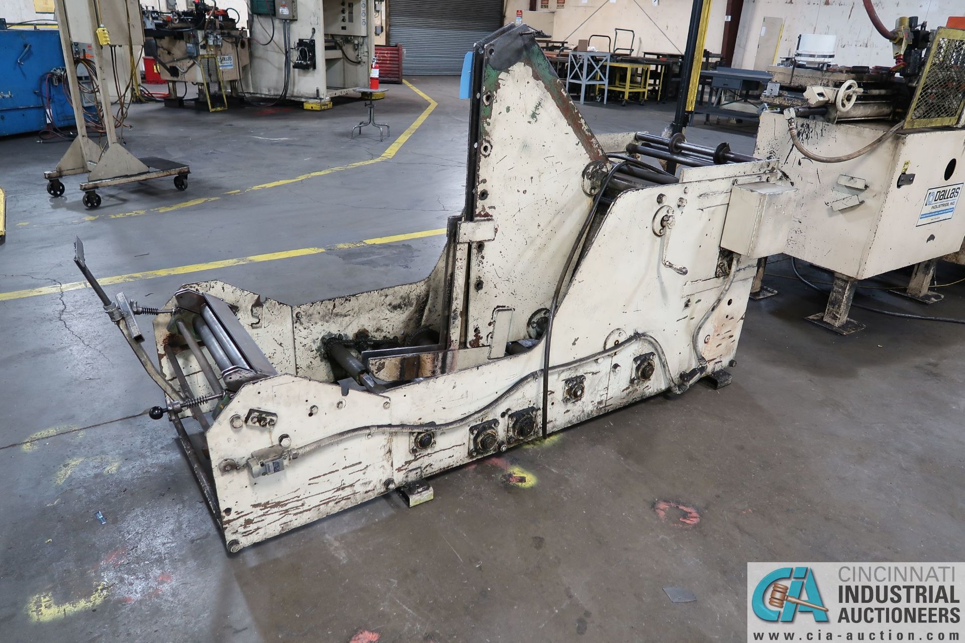 3,000 LB. CAPACITY ROWE MODEL 3020J COIL CRADLE; S/N 23603, 20" WIDE COIL, 48" OD - Image 3 of 10