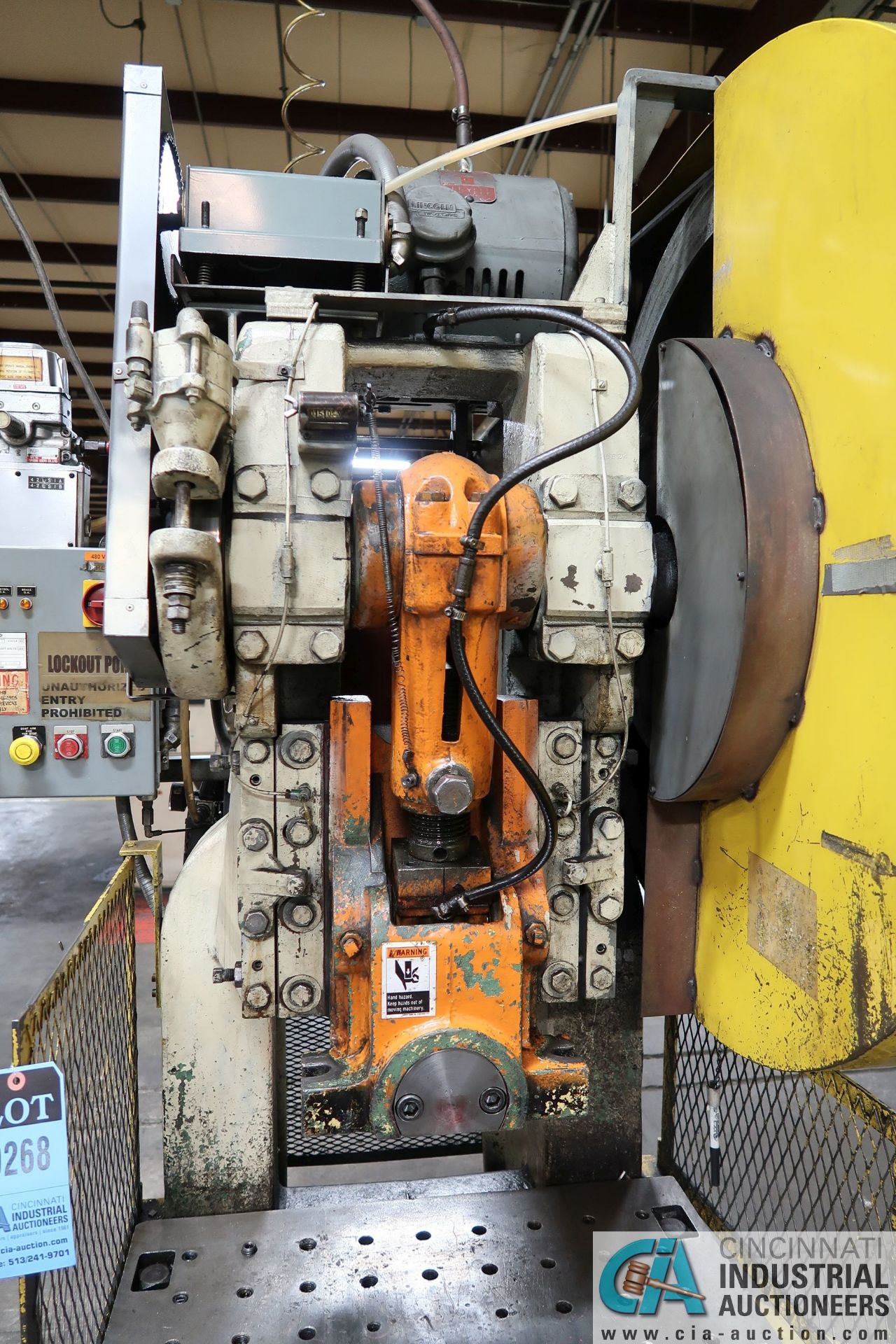 60 TON ROUSSELLE NO. 6 OBI PRESS; S/N 6824, 4" STROKE, 4.00" SLIDE ADJUSTMENT, 9.750 SHUT HEIGHT - Image 9 of 12