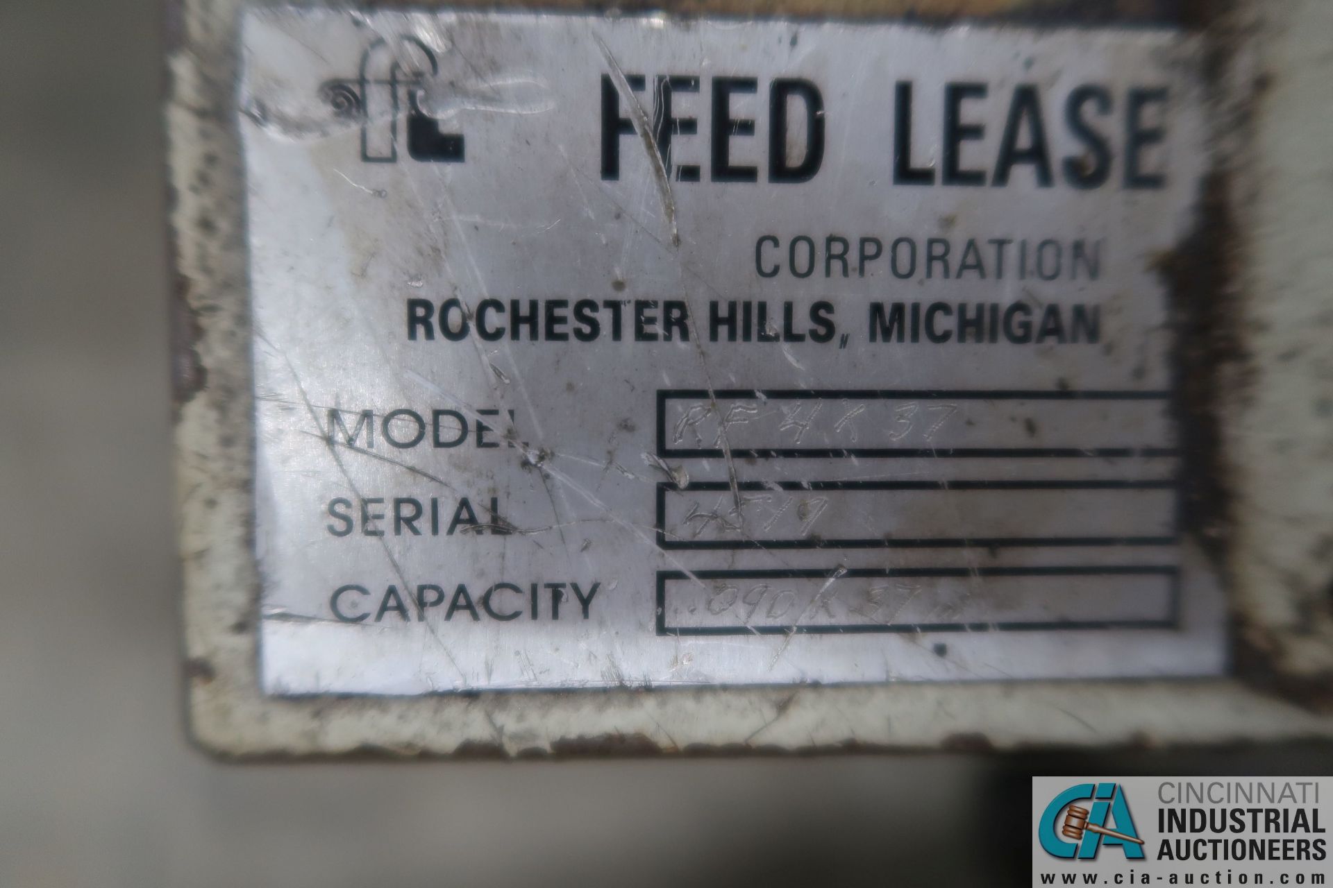 *****36" FEEDLEASE MODEL RFLX37 COMBINATION FEEDER/STRAIGHTENER - Located offsite - Image 10 of 10