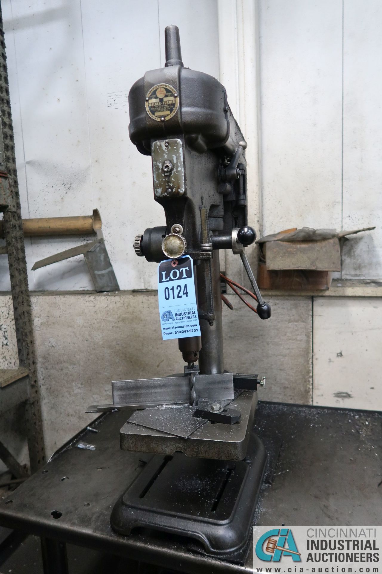 15" WALKER-TURNER BENCH MOUNTED DRILL; S/N N/A - Image 5 of 6