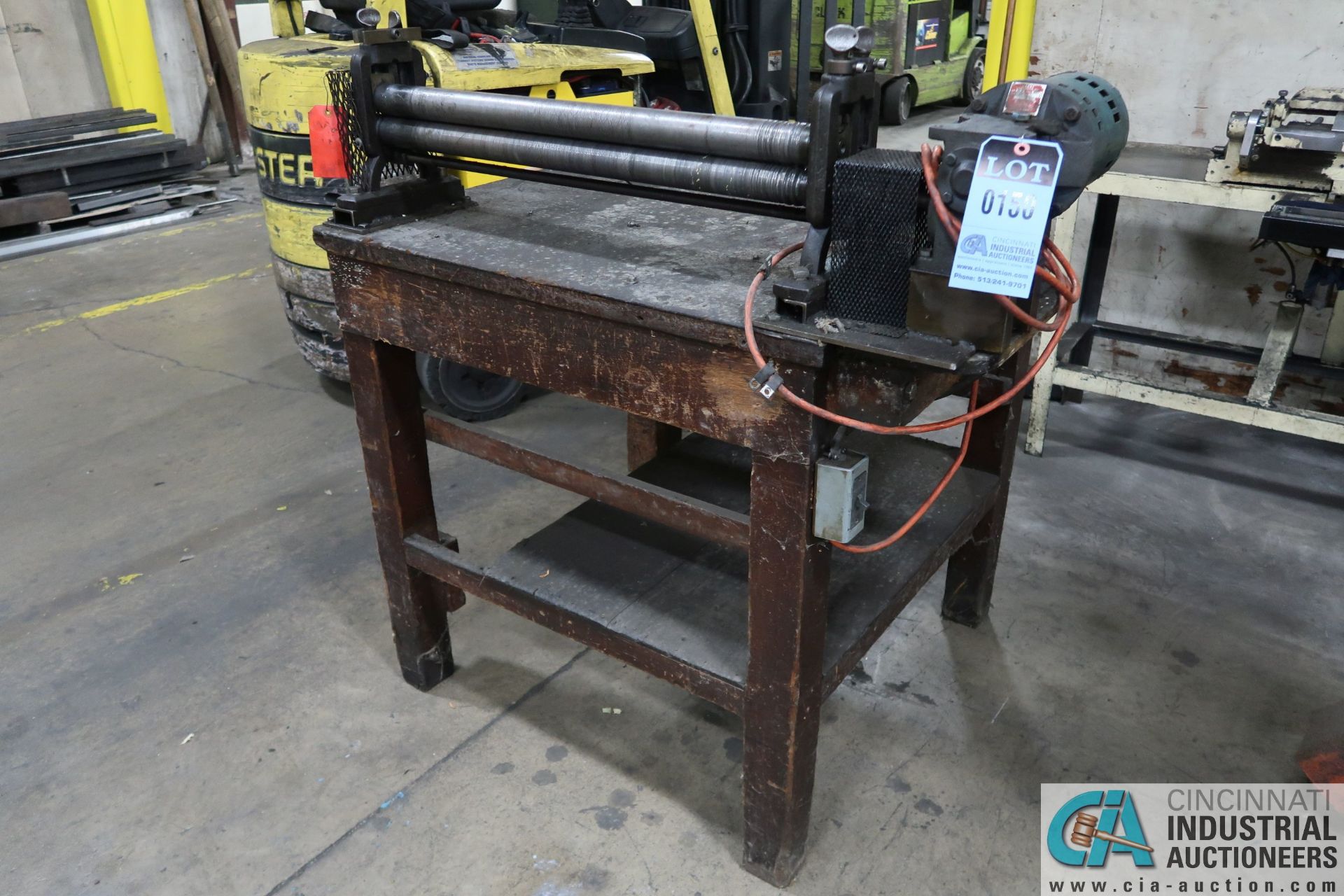 30" BENCH MOUNT ELECTRIC POWER ROLLER **OUT OF SERVICE** - Image 5 of 6