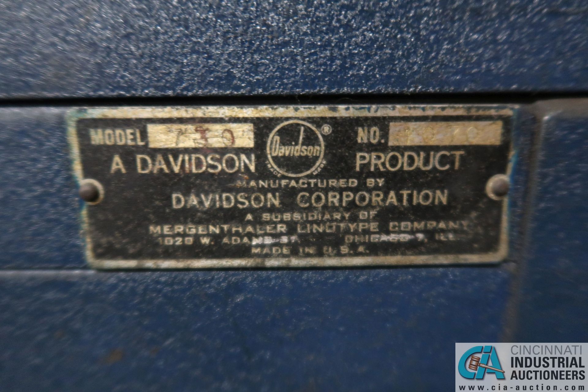 26" X 30" DAVIDSON MODEL 730 LIGHT TABLE - Image 2 of 2