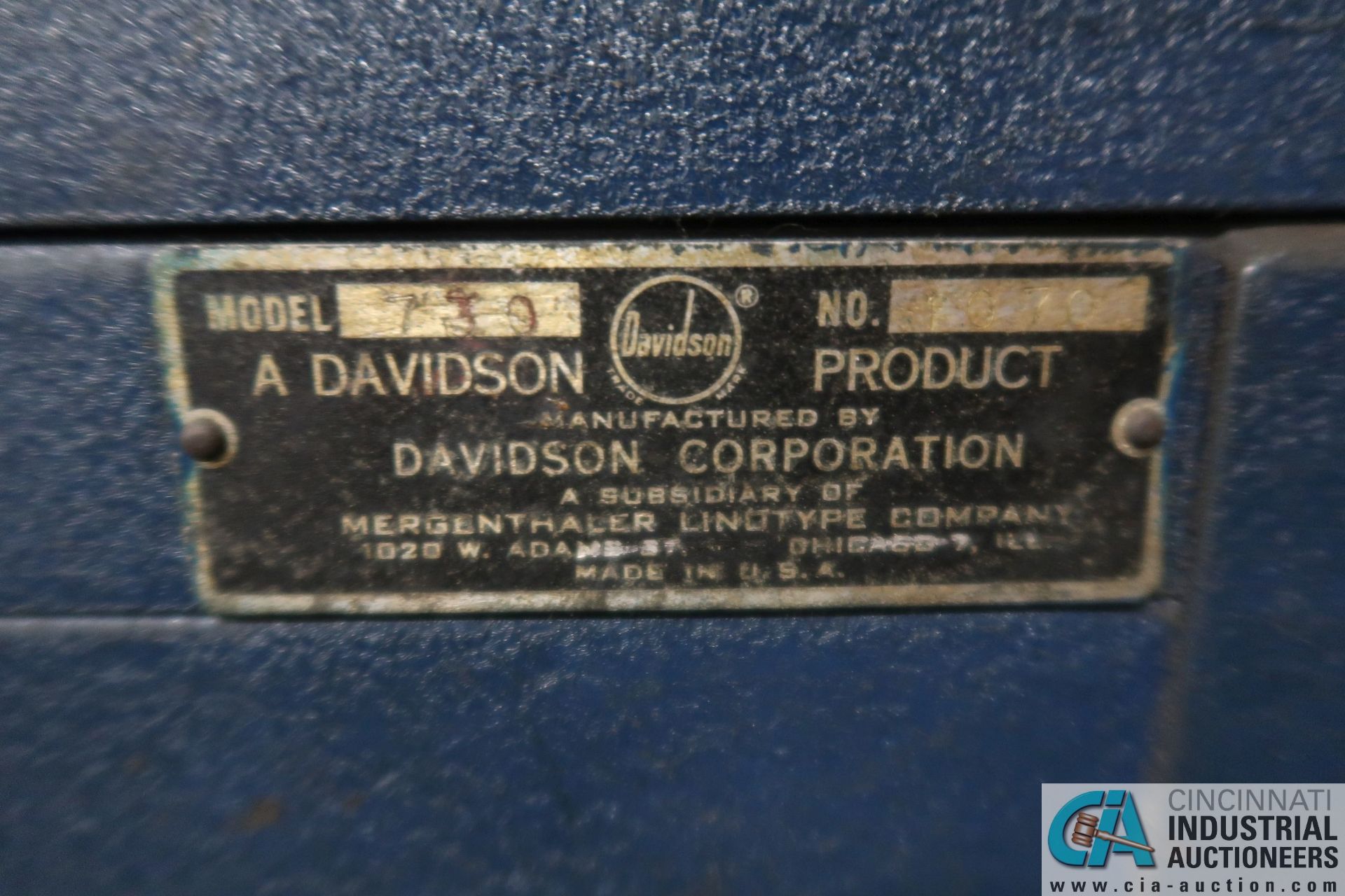 26" X 30" DAVIDSON MODEL 730 LIGHT TABLE - Bild 2 aus 2