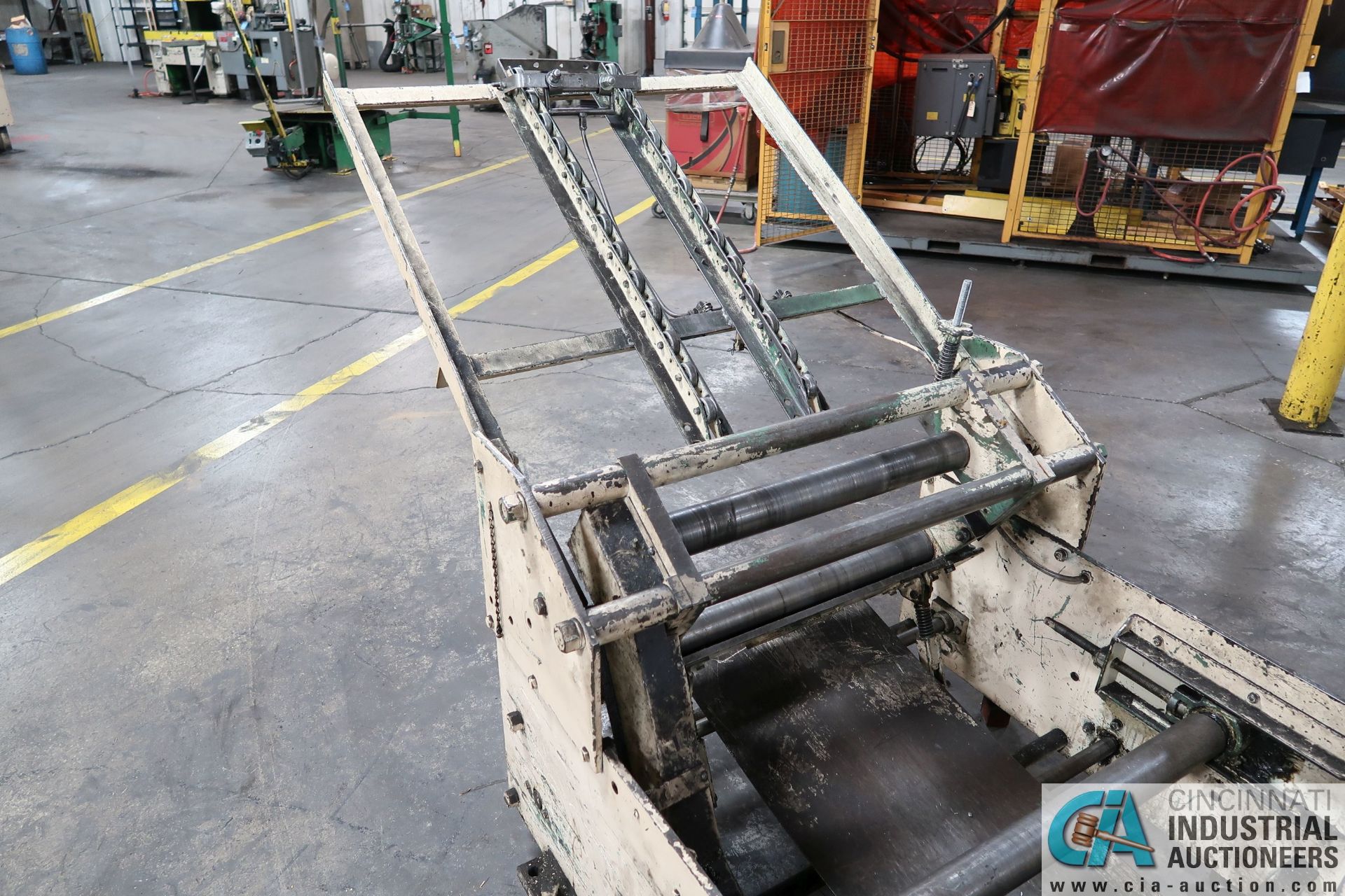 4,000 LB. CAPACITY ROWE MODEL 4020-J6 COIL CRADLE; S/N 18286, 60" OD MAX - Image 5 of 8