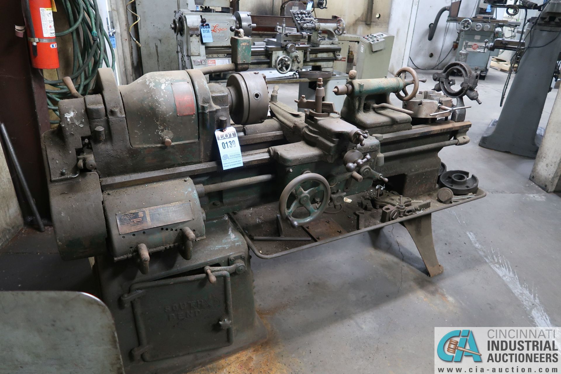 SOUTH BEND MODEL A GEARED HEAD ENGINE LATHE; S/N N/A - Image 2 of 9