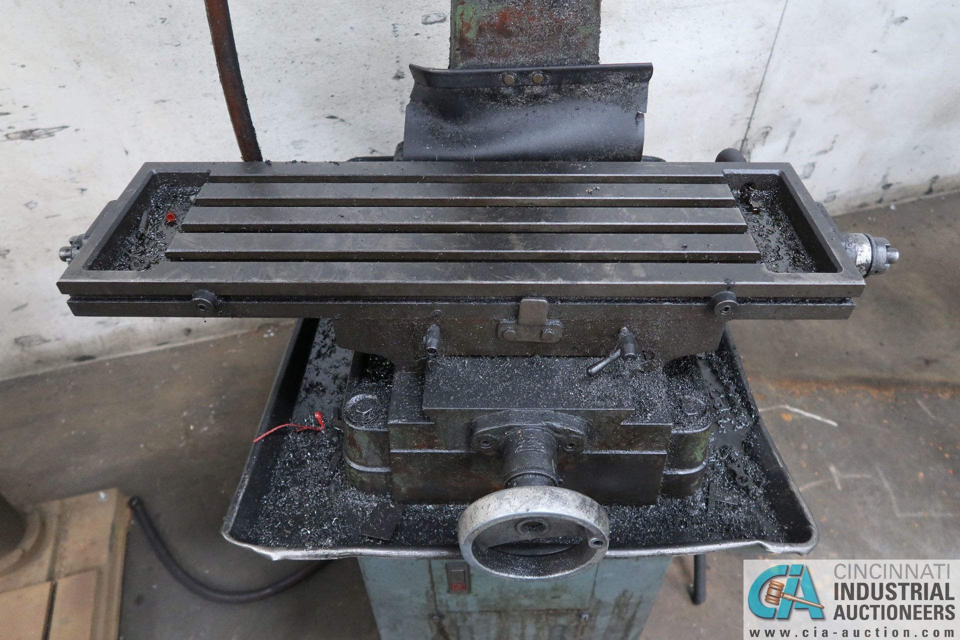 2 HP MFG UNKNOWN 12-SPEED VERTICAL MILLING MACHINE; S/N VD110734, 8" X 29" TABLE, 125-2,500 - Image 6 of 7