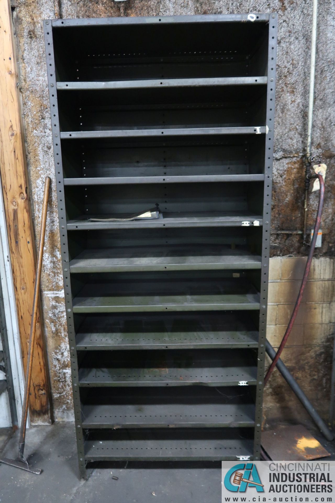 SECTIONS MISCELLANEOUS SIZE STEEL SHELVING - Image 2 of 3