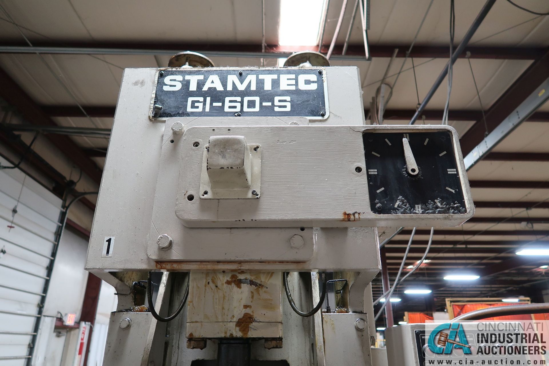 66 TON STAMTEC MODEL G1-60 SINGLE CRANK GAP FRAME PRESS; S/N 0362, 4.73" STROKE - Image 13 of 18