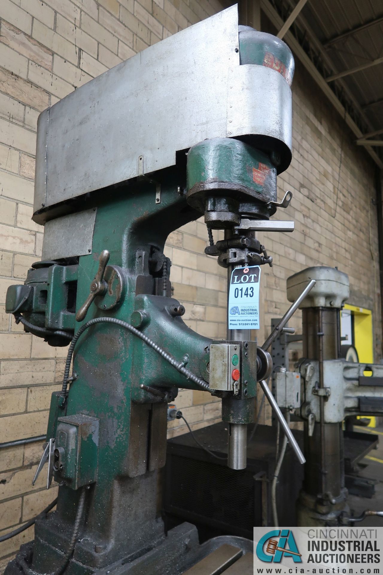 24" EDLUND SINGLE SPINDLE HEAVY DUTY PRODUCTION DRILL; S/N N/A - Image 3 of 5