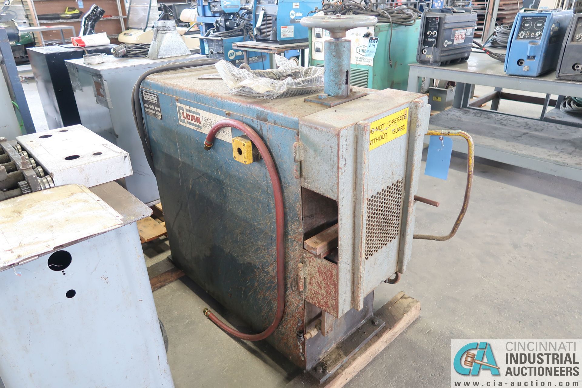 ELAURSEN MODEL M3 WIRE STRIPPING MACHINE; FAB #635014, 3-PHASE, 220/440 VOLTS **LOCATED AT 110 - Image 2 of 5