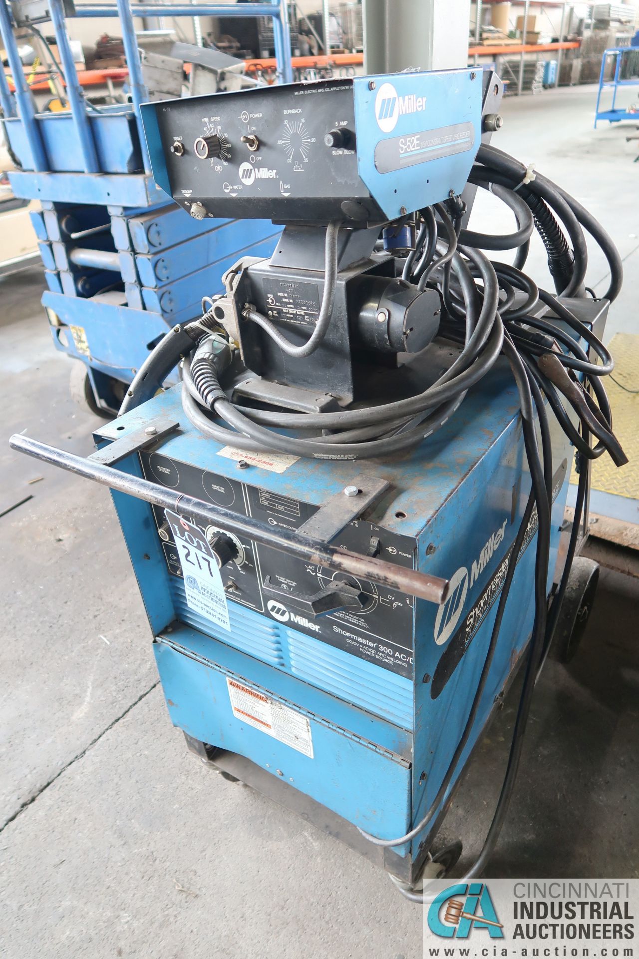 300-AMP MILLER MODEL SHOPMASTER 300AC/DC CC/CV AC/DC ARC WELDING POWER SOURCE; S/N JK699146, W/ - Image 2 of 6