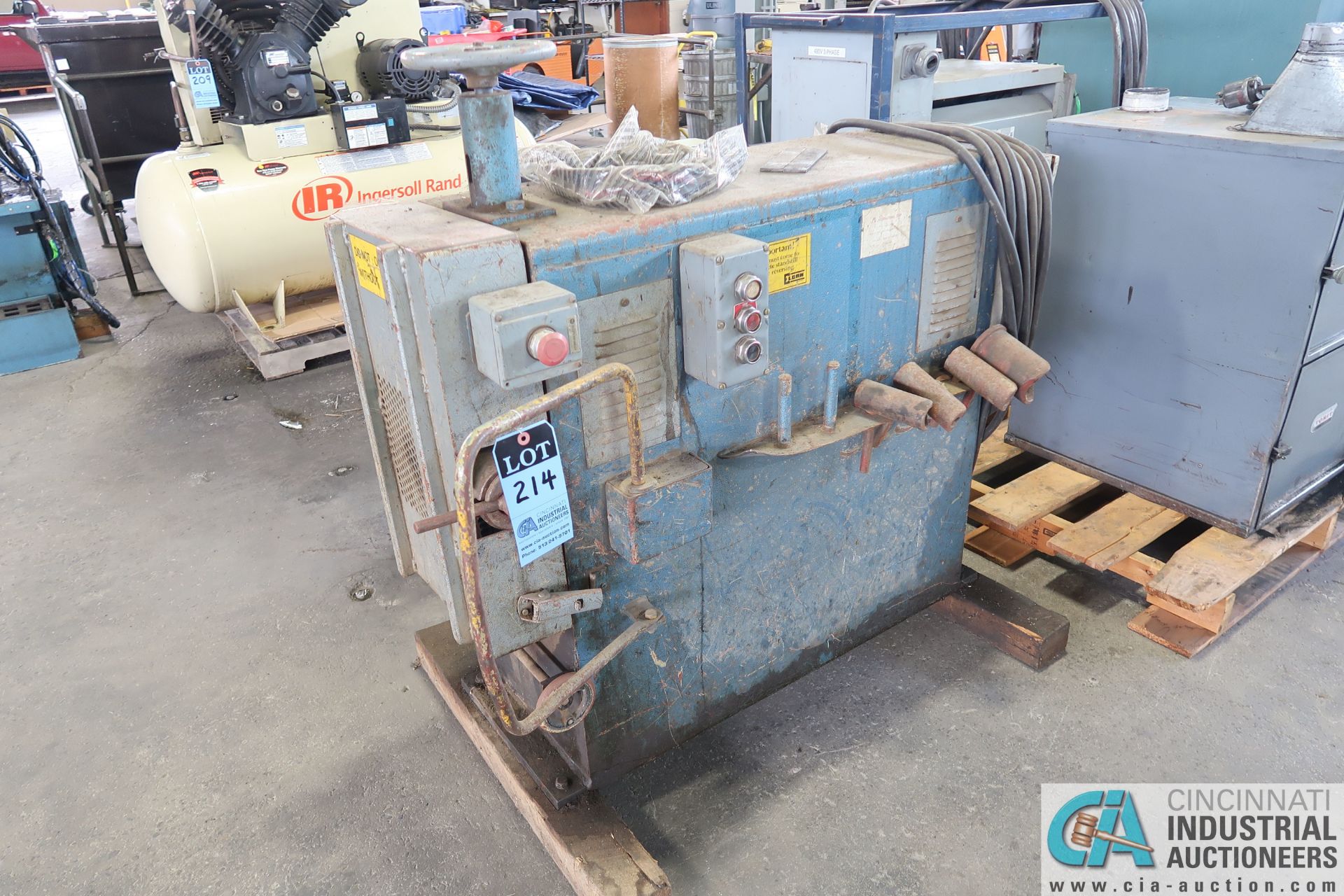 ELAURSEN MODEL M3 WIRE STRIPPING MACHINE; FAB #635014, 3-PHASE, 220/440 VOLTS **LOCATED AT 110