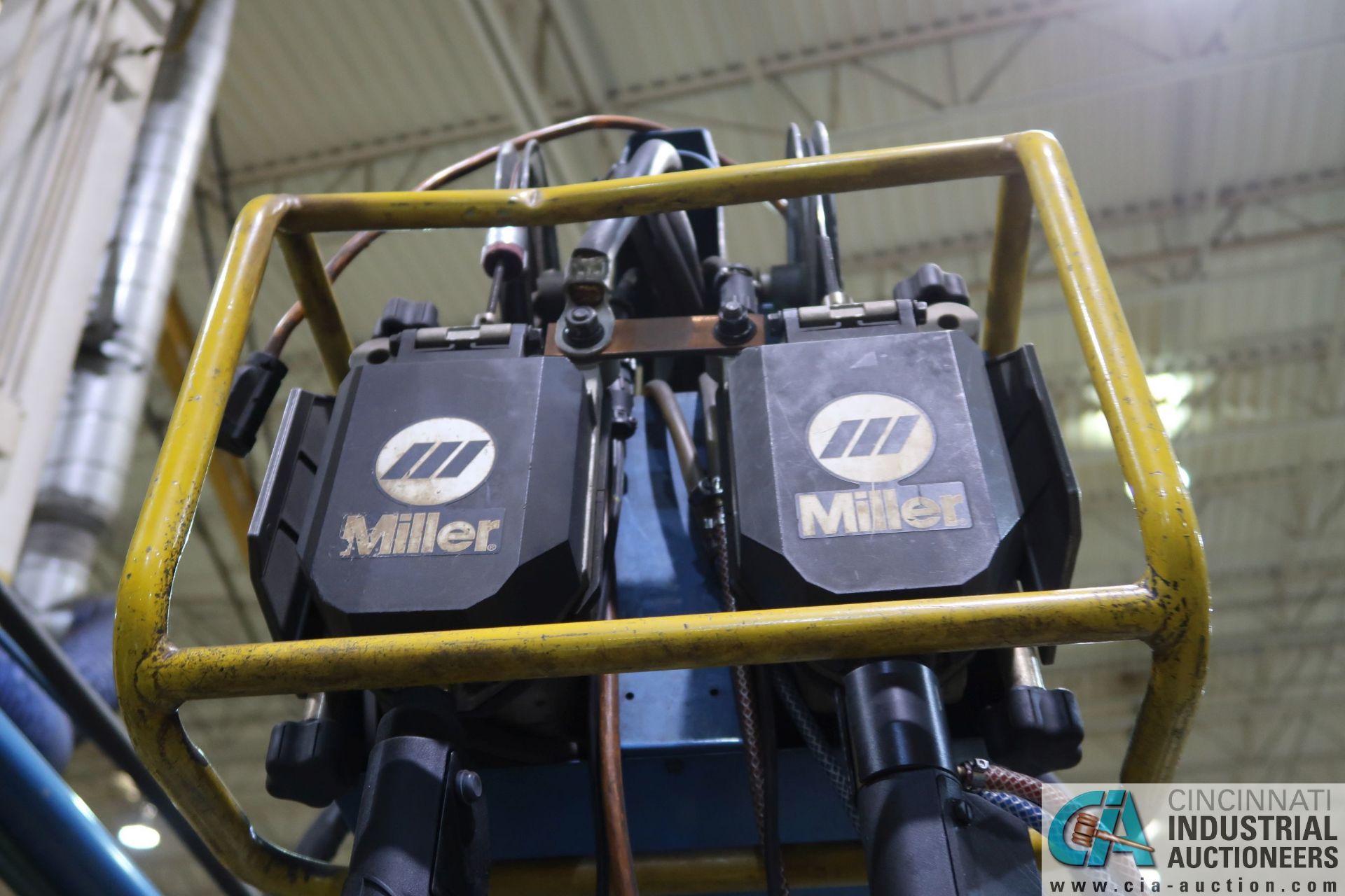 450 AMP MILLER DELTAWELD 452 POWER SUPPY PALLET TYPE 12' WELDING BOOM; S/N N/A, WITH MILLER 70 - Image 8 of 8